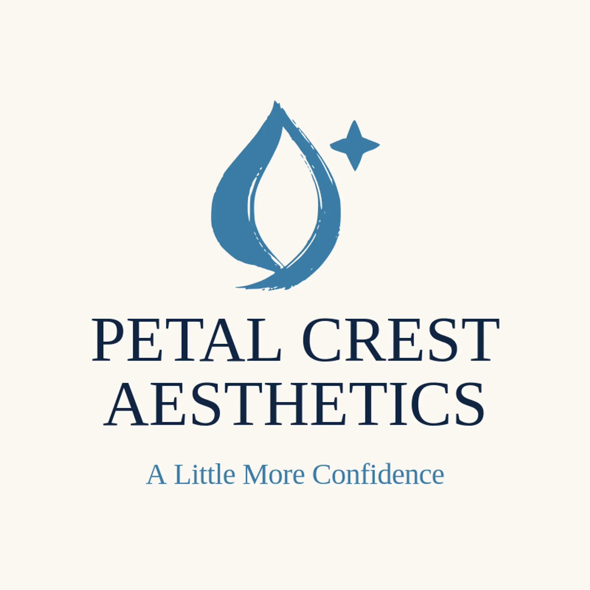 Petal Crest Aesthetics logo for med spa