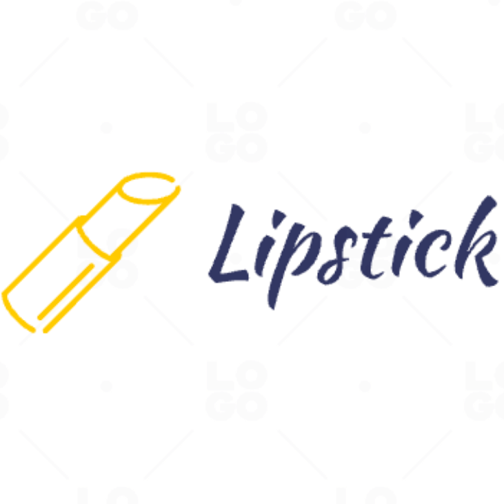 Premium Vector | Lipstick logo design for beauty and fashion premium vector