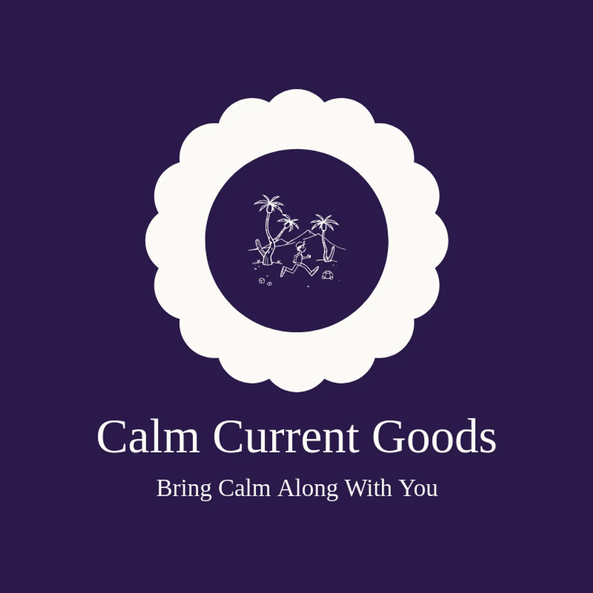 Calm Current Goods logo for oasis