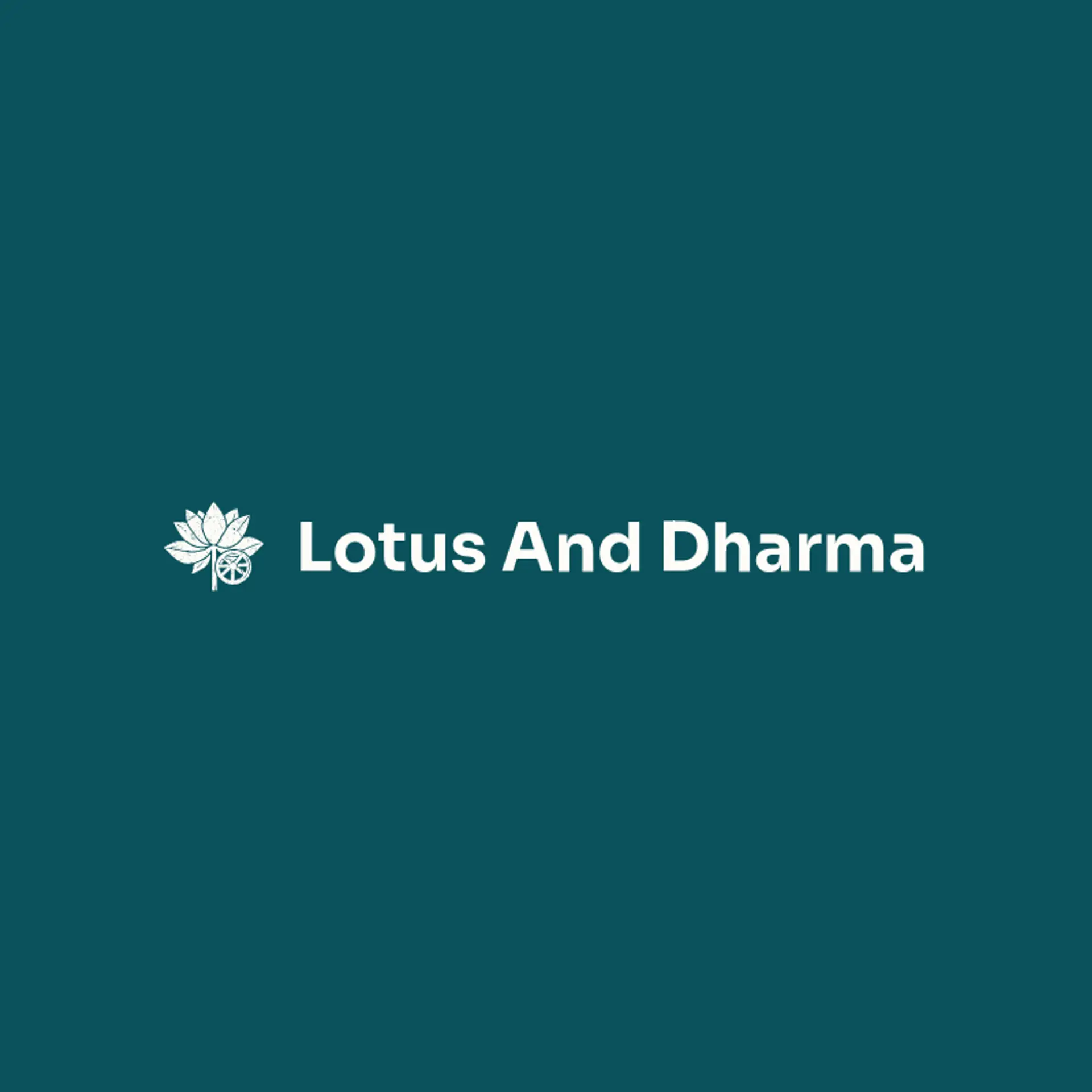 Lotus And Dharma logo for jainism