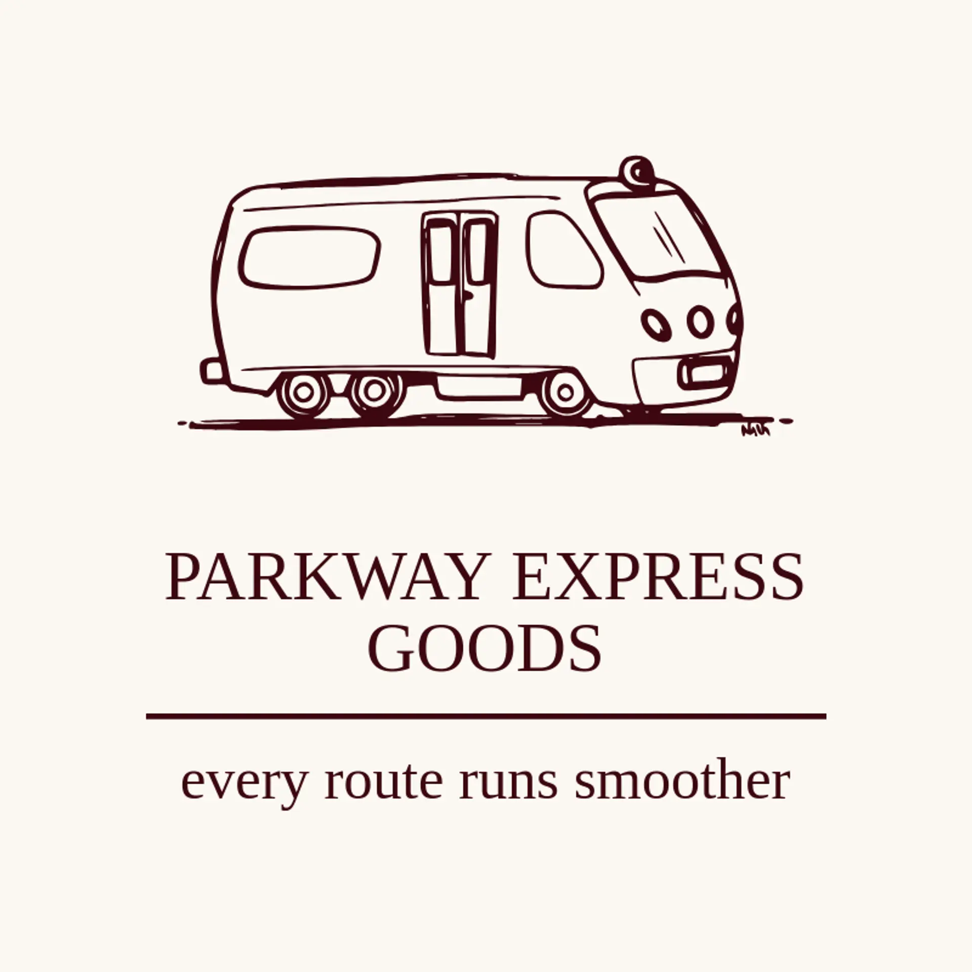 Parkway Express Goods logo for express