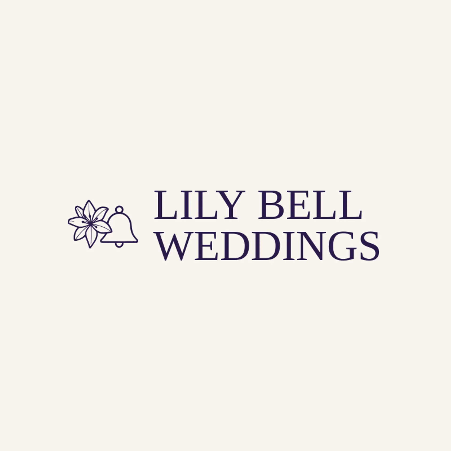 Lily Bell Weddings logo for lily