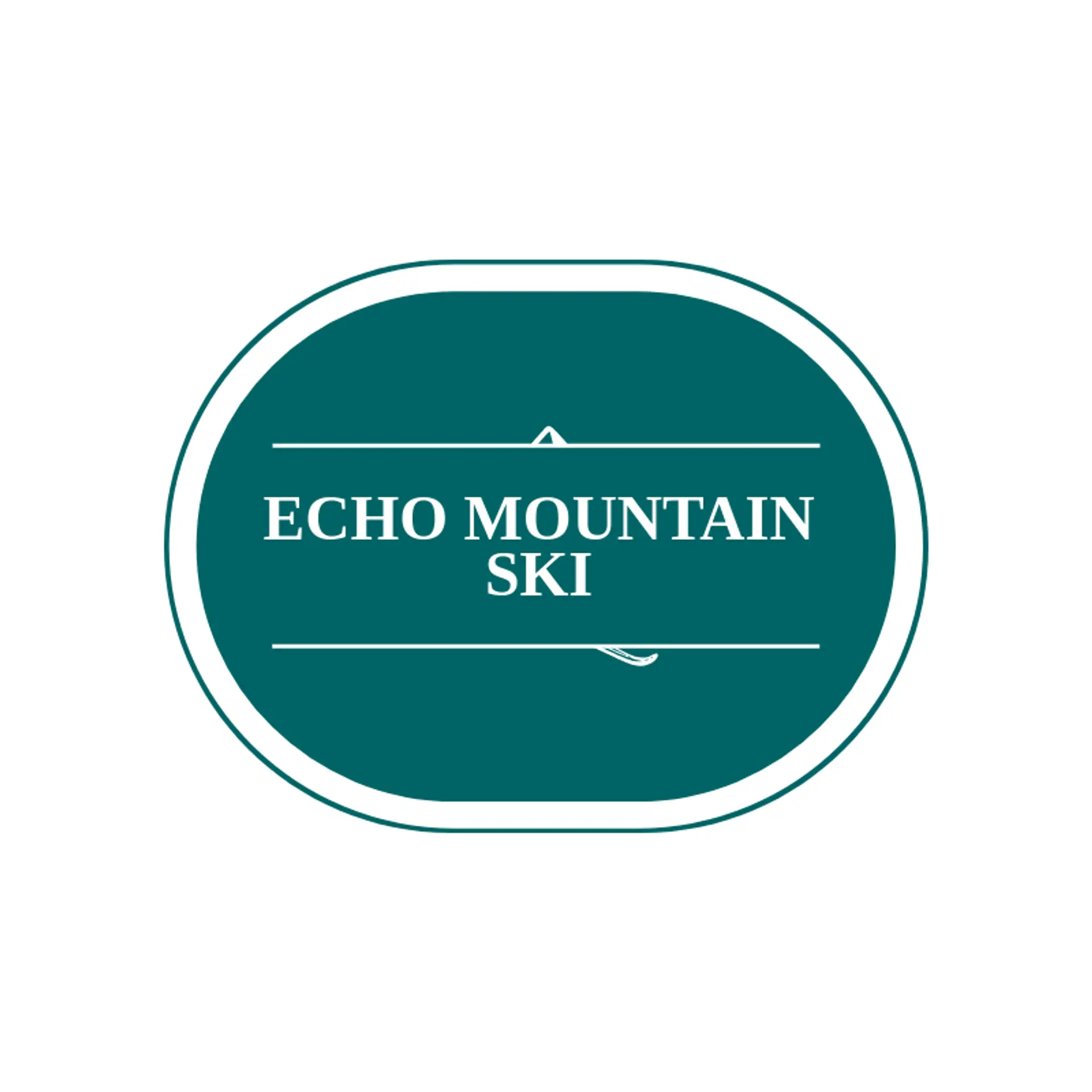 Echo Mountain Ski logo for skiing