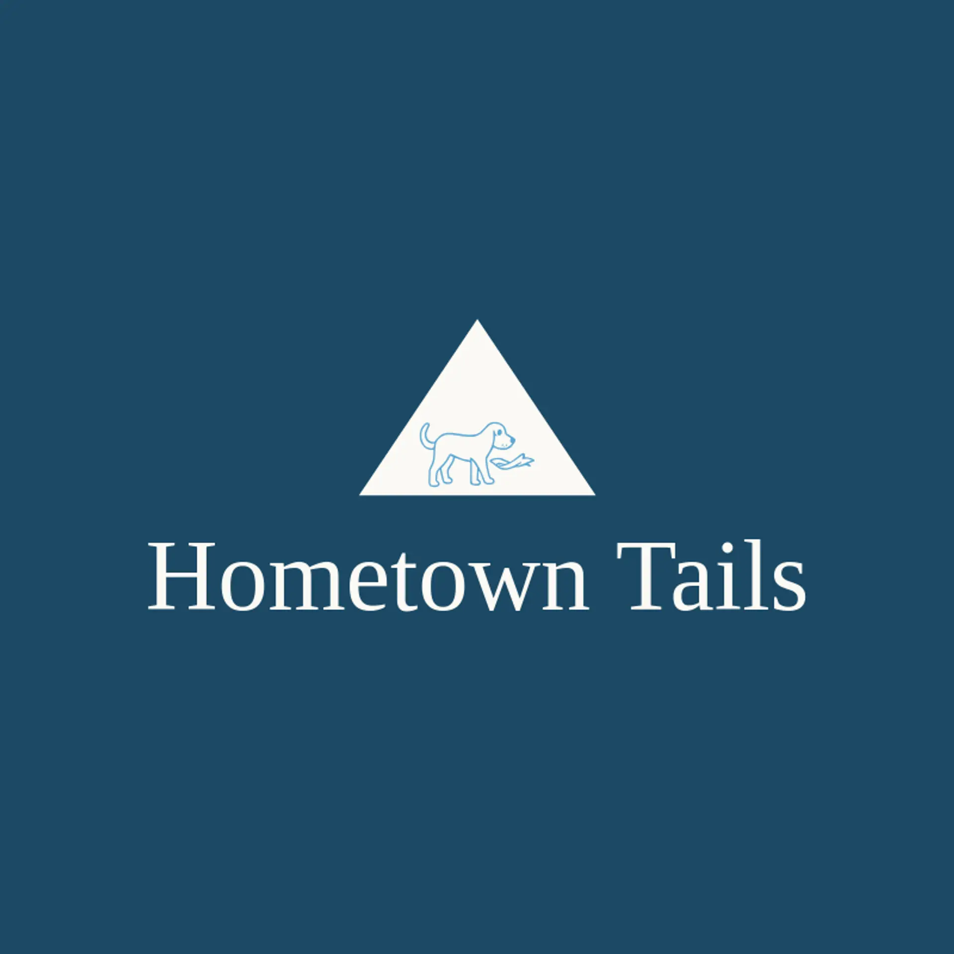 Hometown Tails logo for animal shelter