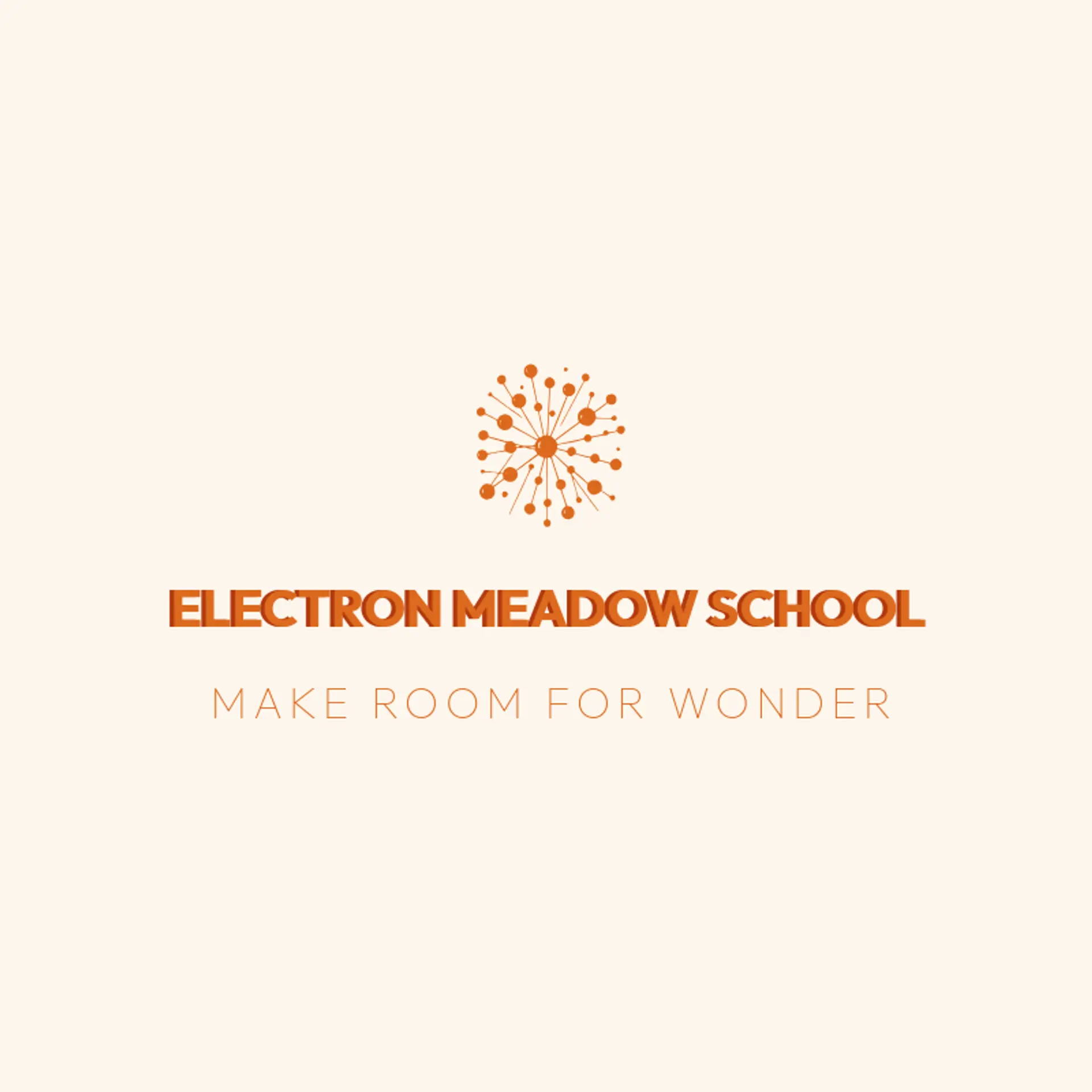 Electron Meadow School logo for atom