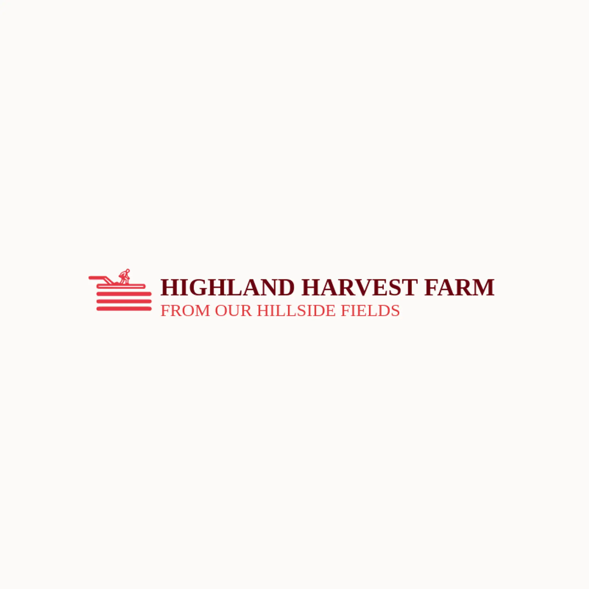 Highland Harvest Farm logo for farming