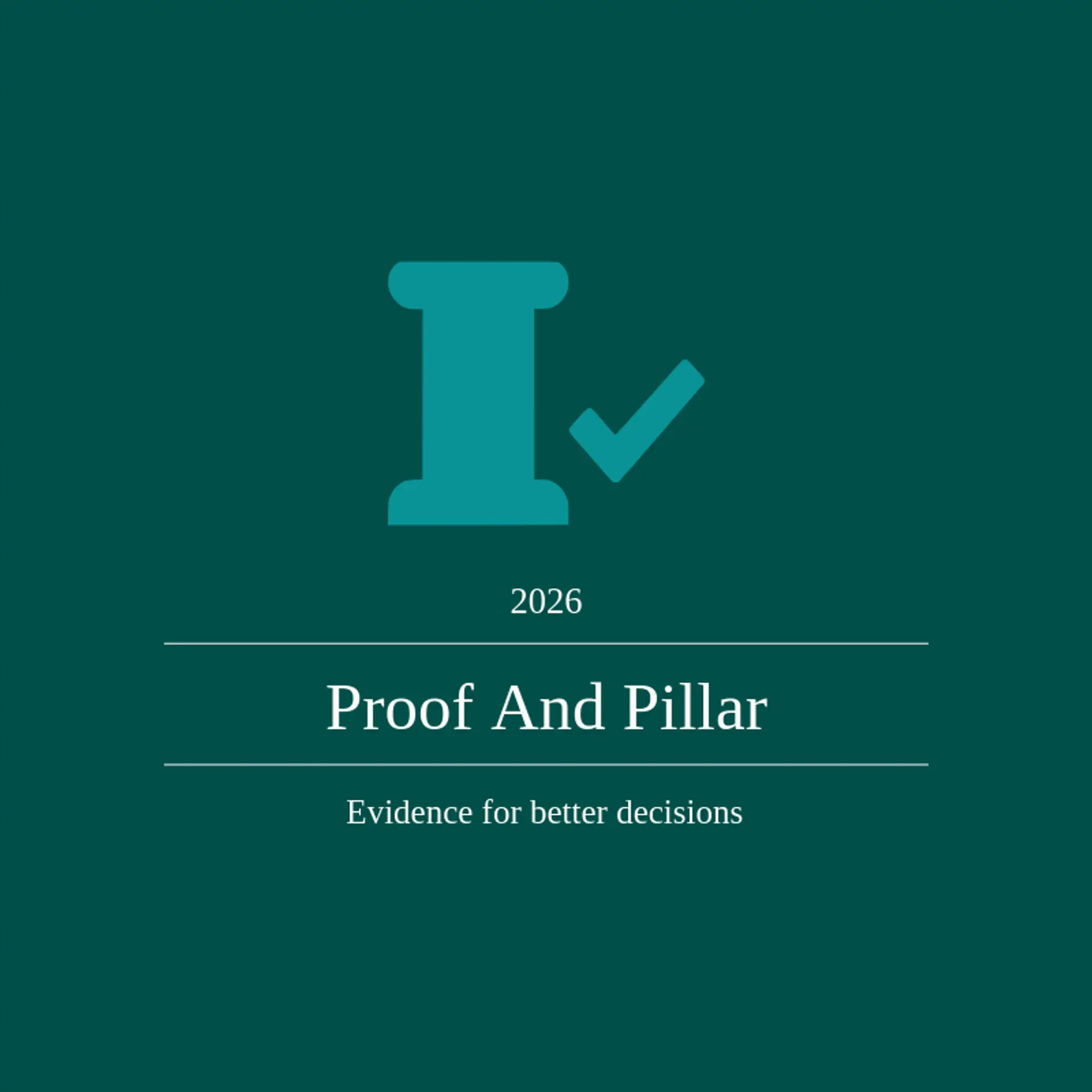 Proof and Pillar logo for legal