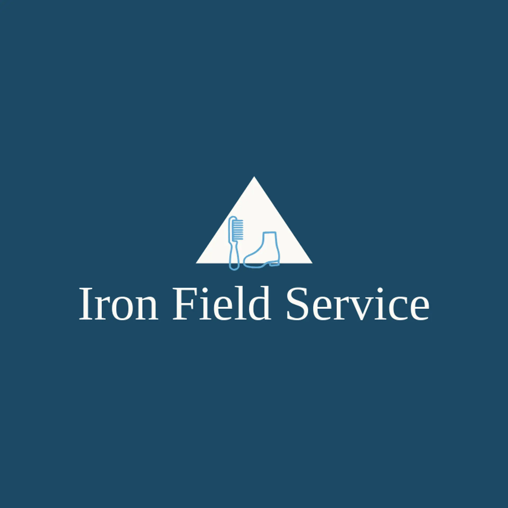 Iron Field Service logo for farrier