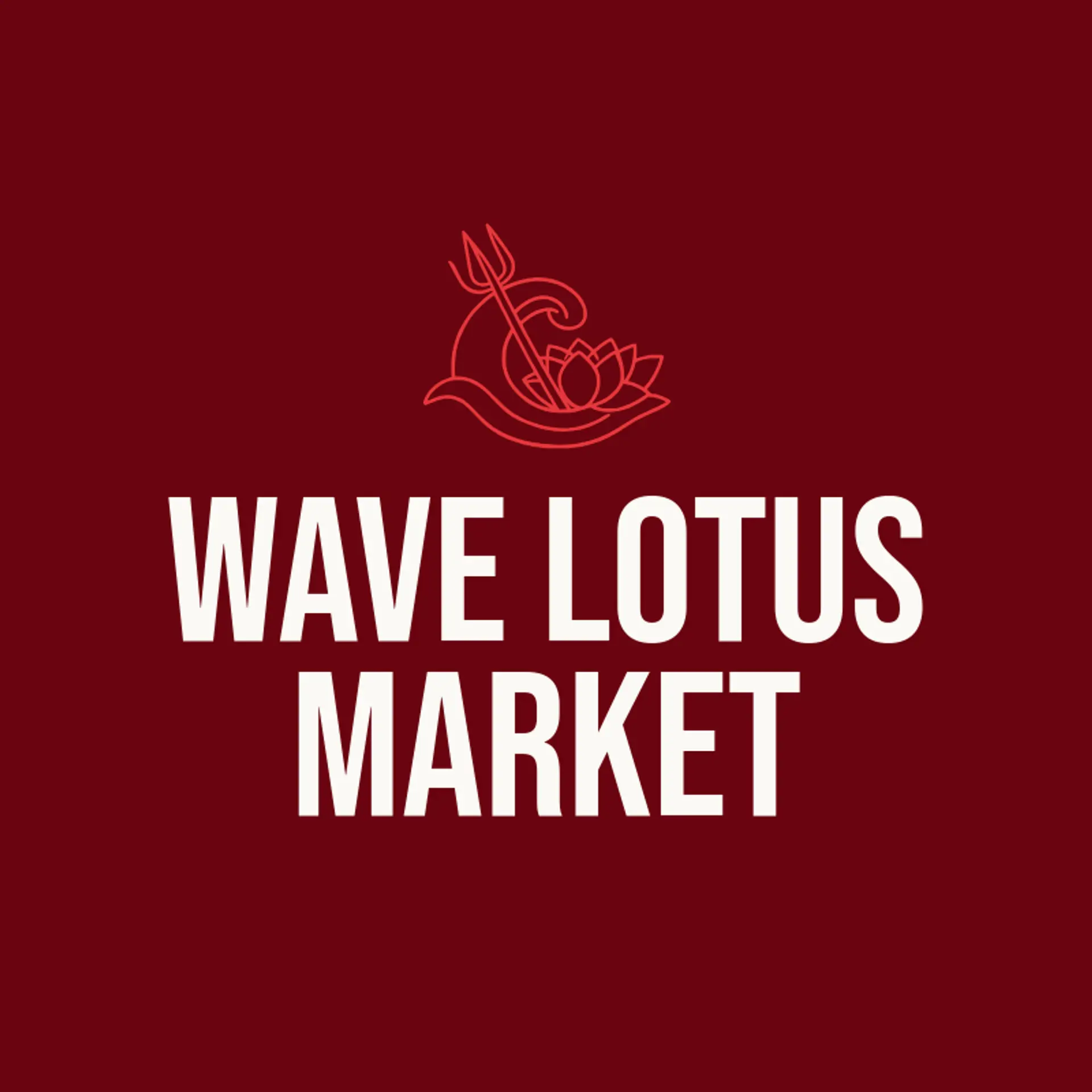 Wave Lotus Market logo for trishul