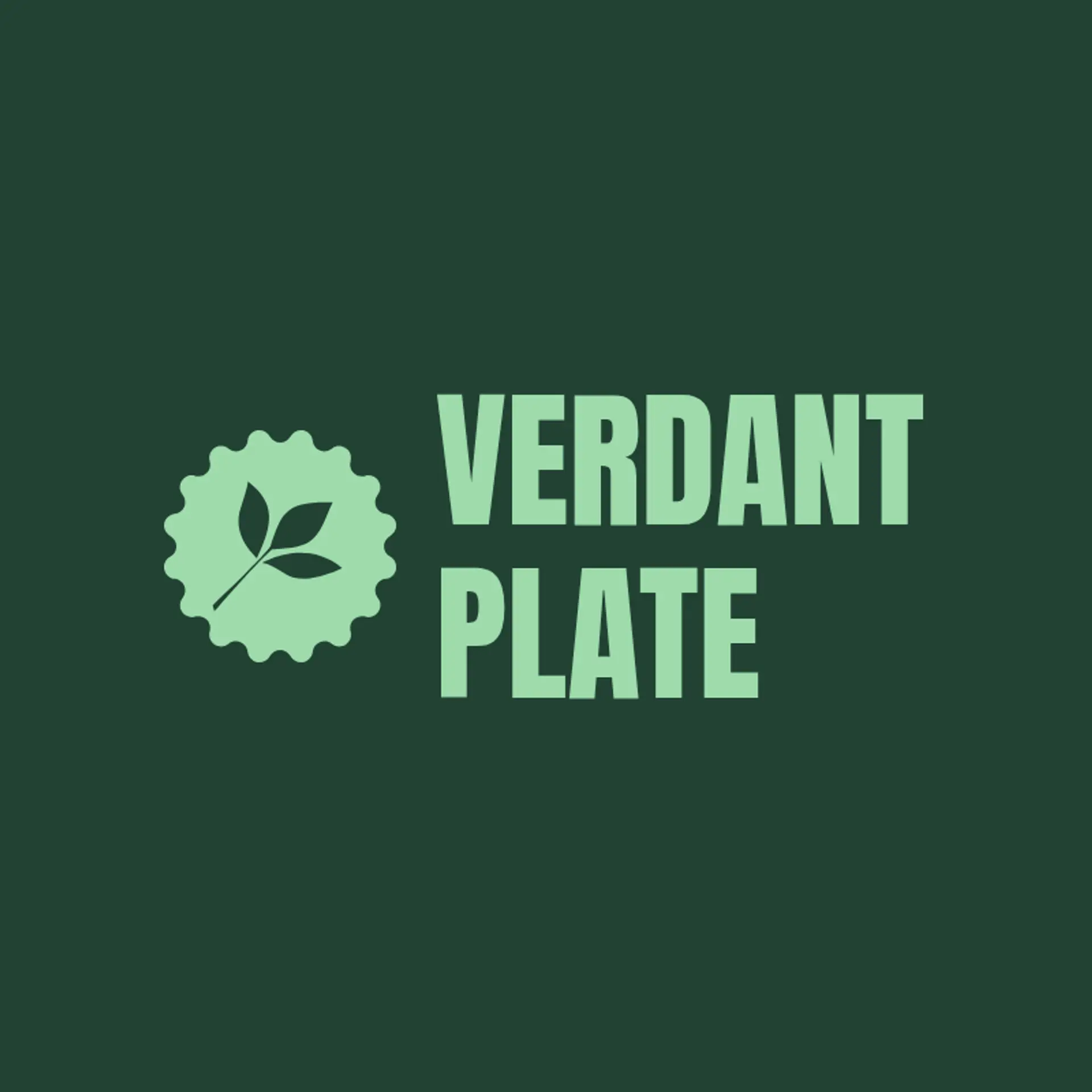 Verdant Table logo for garden restaurant