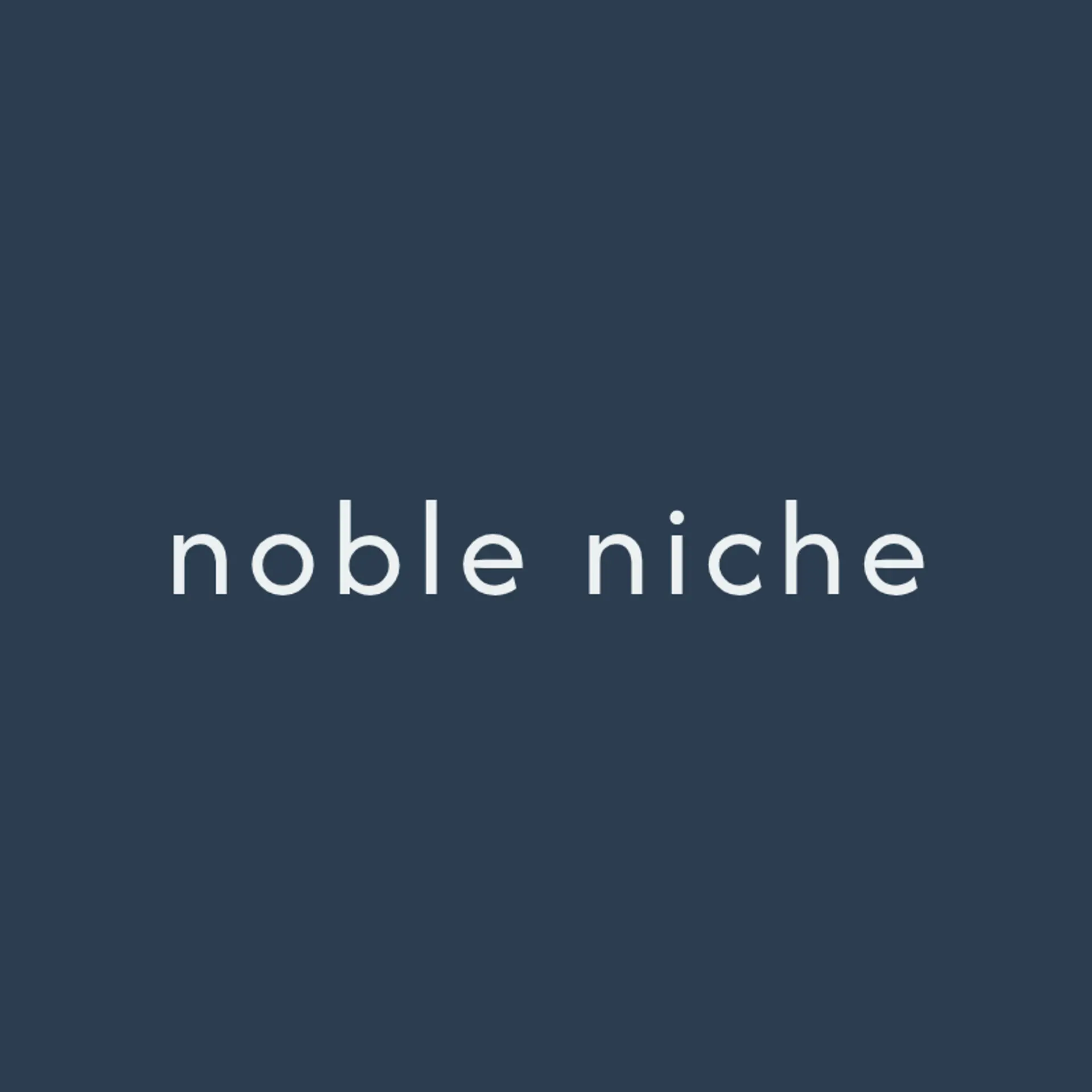 Noble Niche logo for classy real estate