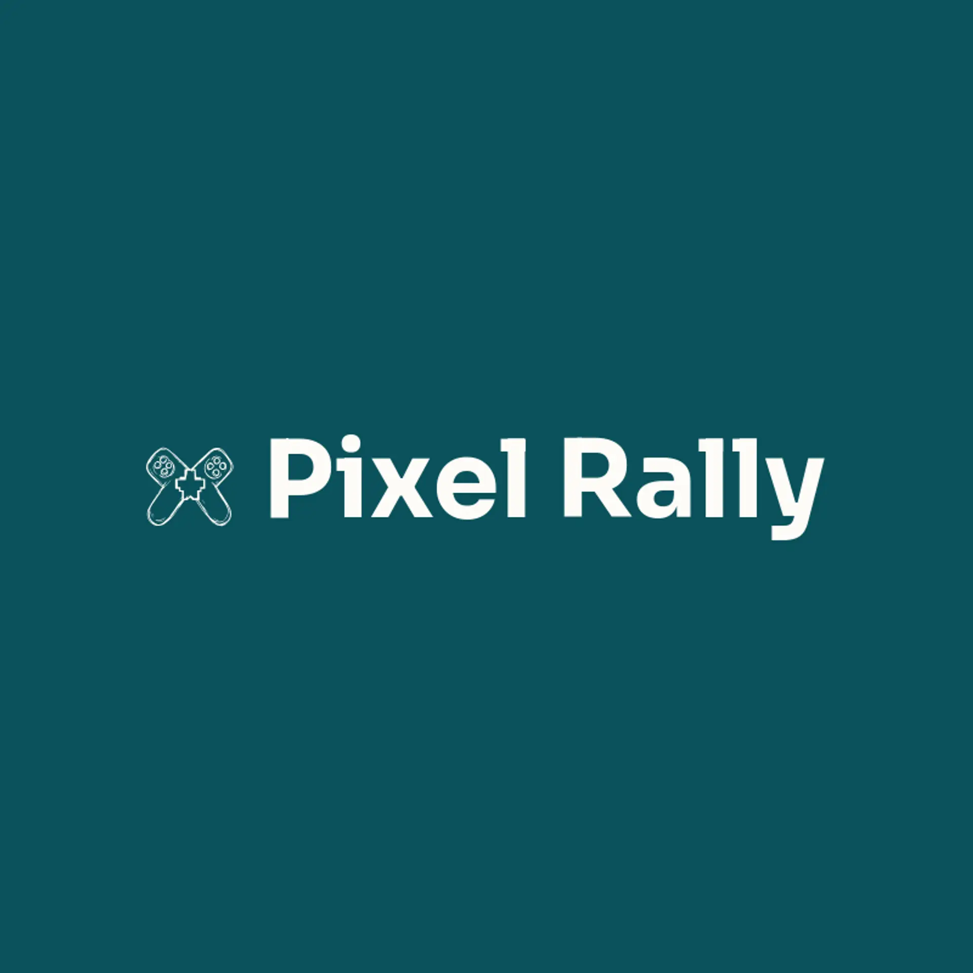 Pixel Rally logo for gamer