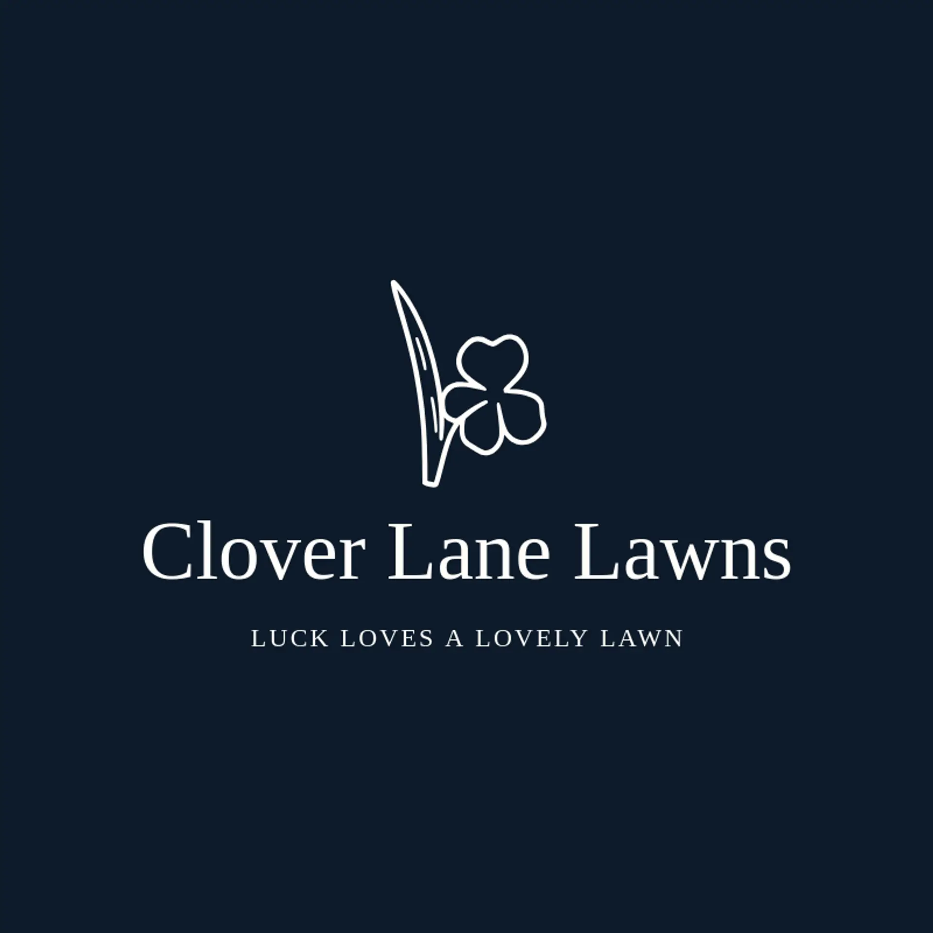 Clover Lane Lawns logo for grass