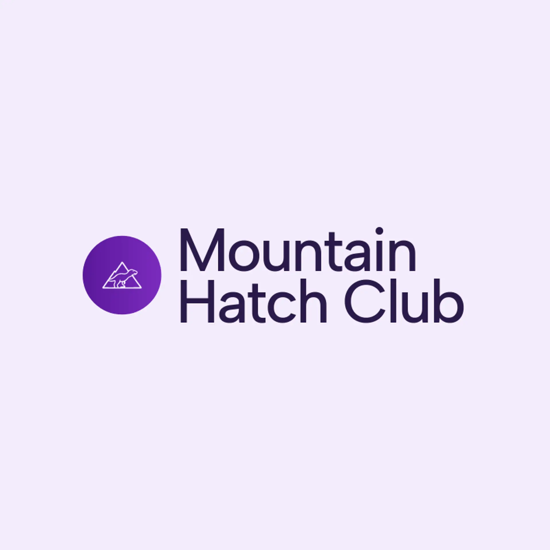 Mountain Hatch Club logo for dinosaur