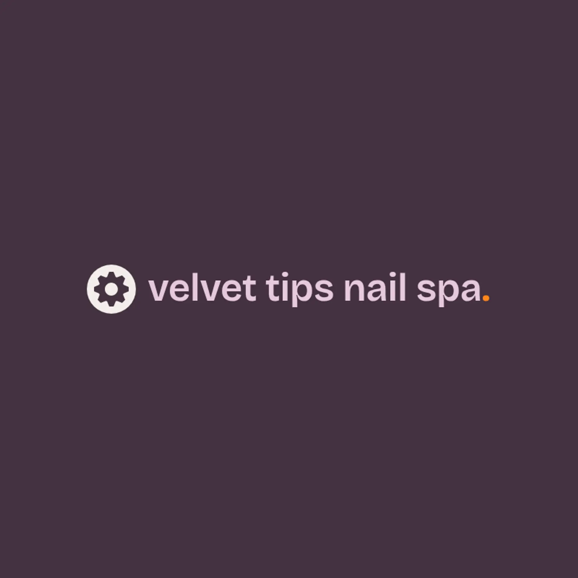 Velvet Tips Nail Spa logo for nail spa