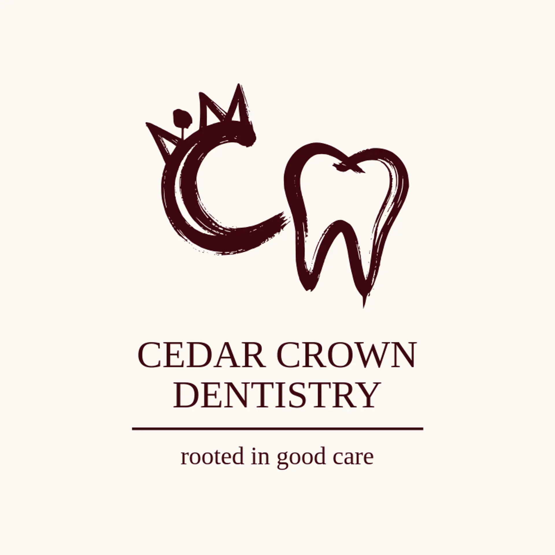 Cedar Crown Dentistry logo for dentist