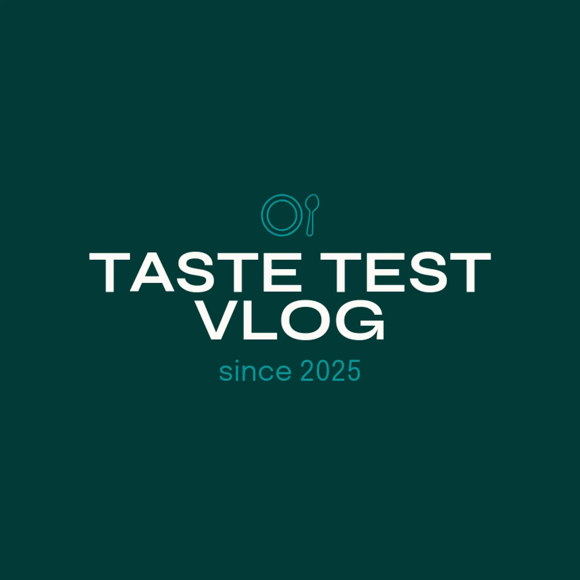 Taste Test Vlog logo for vlog