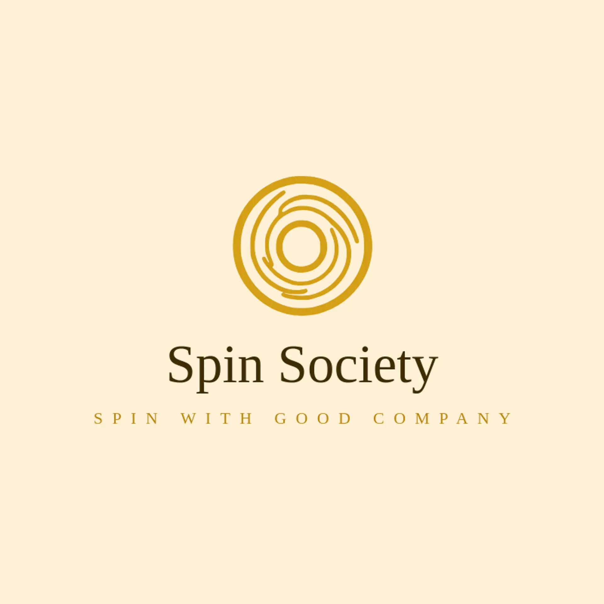 Spin Society logo for ping pong