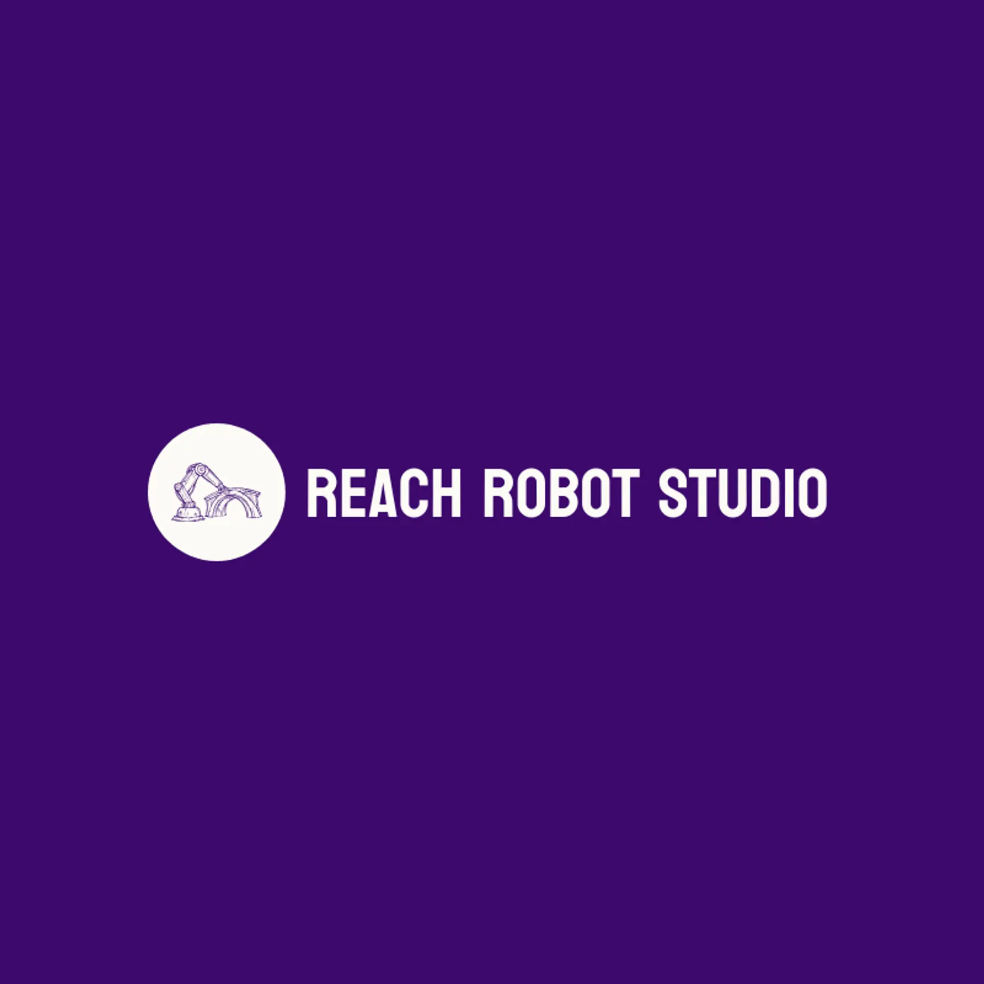 Reach Robot Studio logo for robot