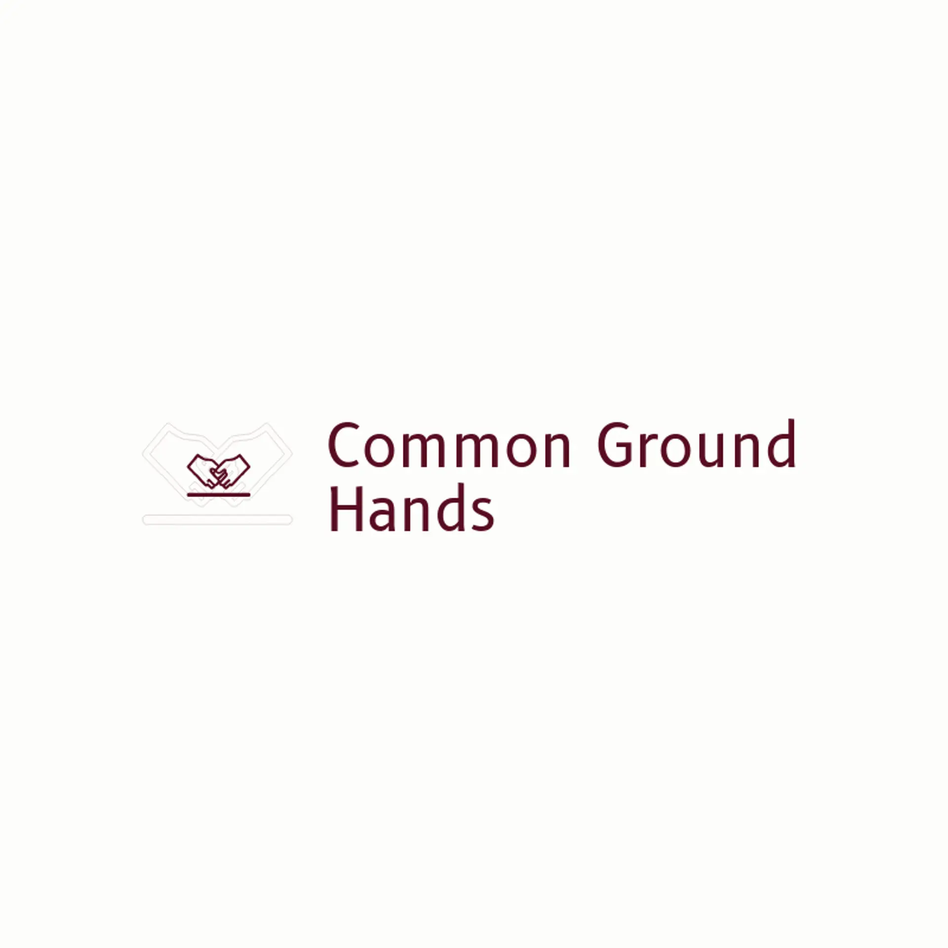 Common Ground Hands logo for hand