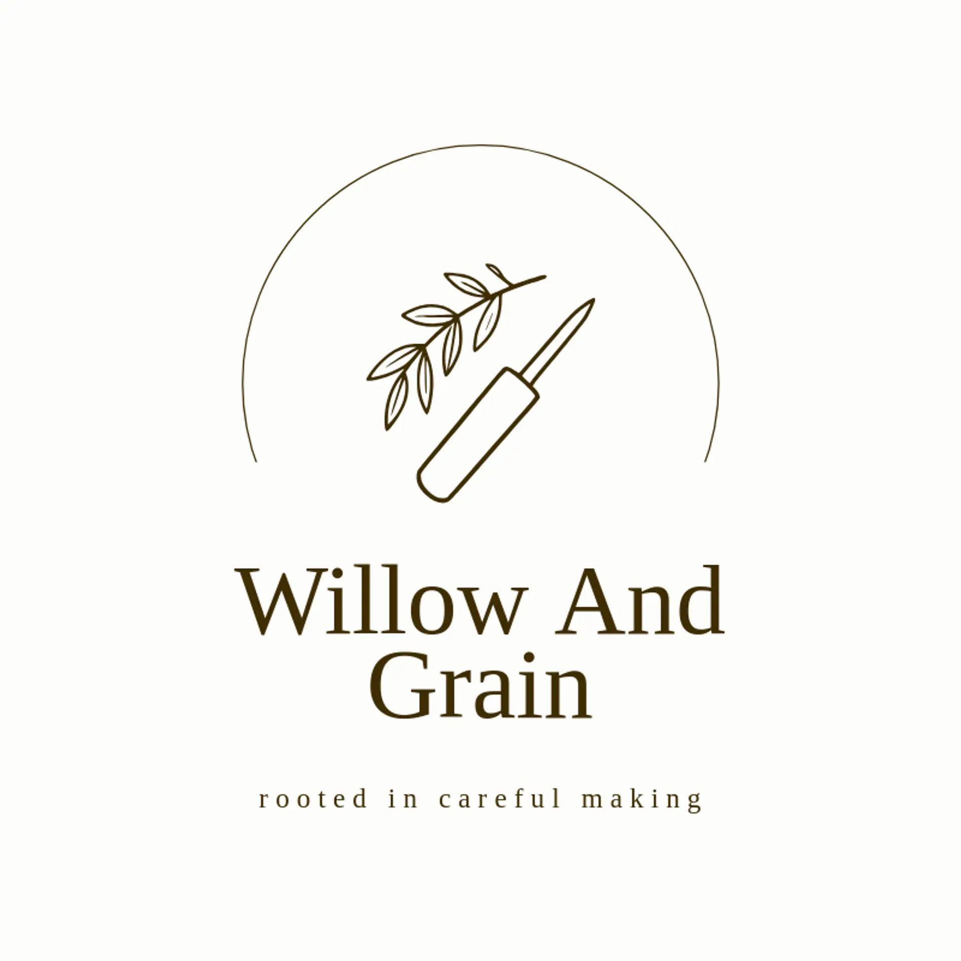 Willow and Grain logo for artisan