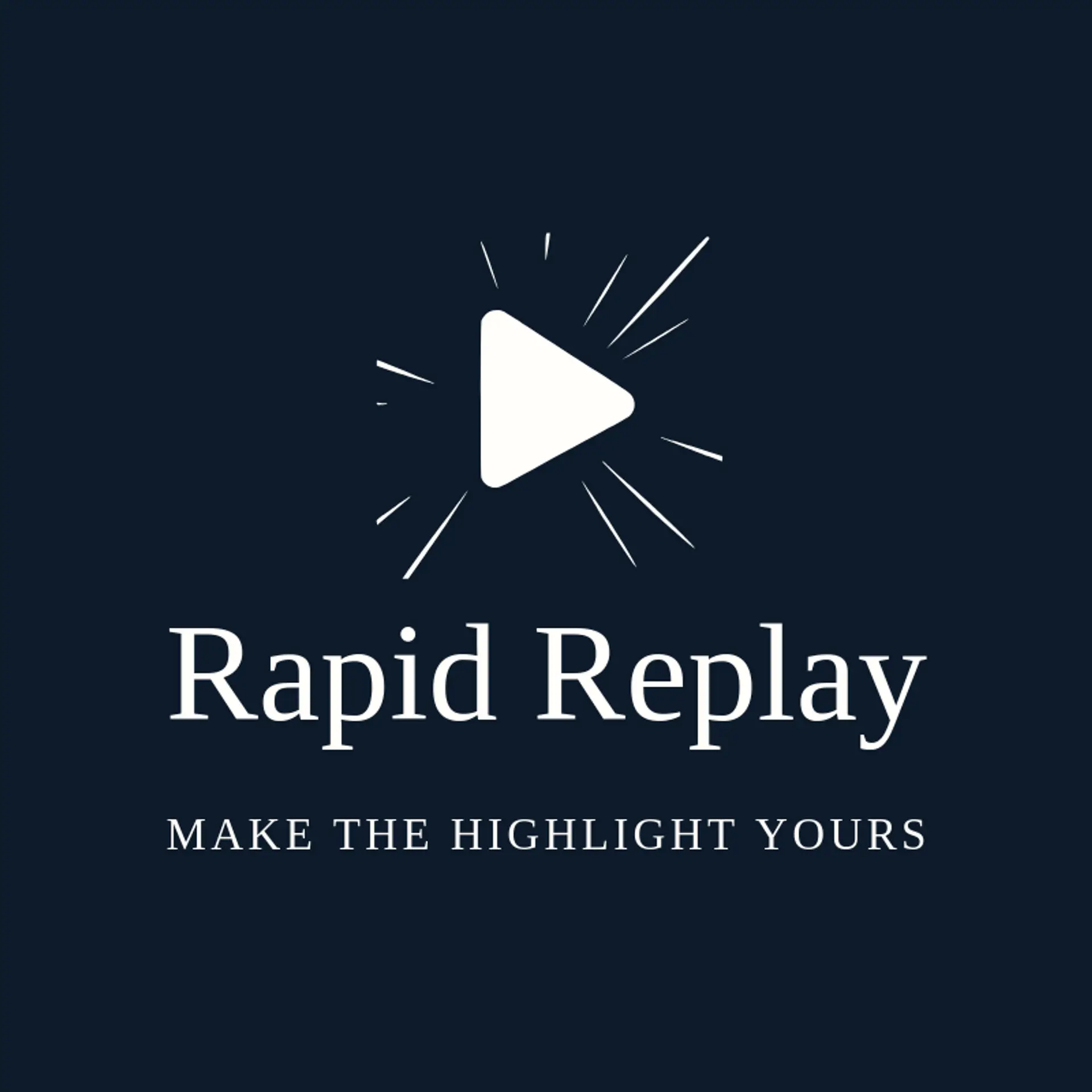 Rapid Replay logo for streamer
