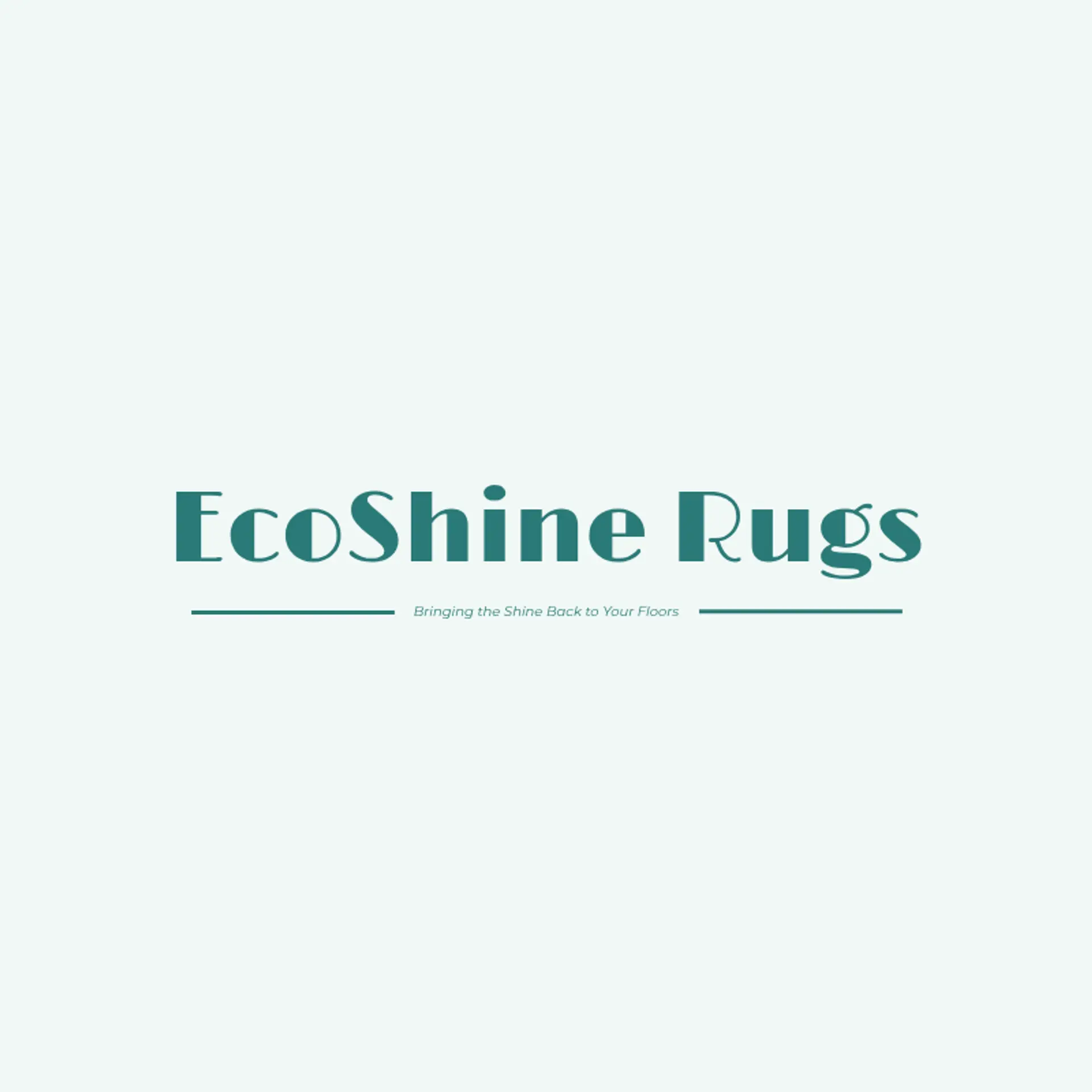 EcoShine Rugs logo for carpet cleaning