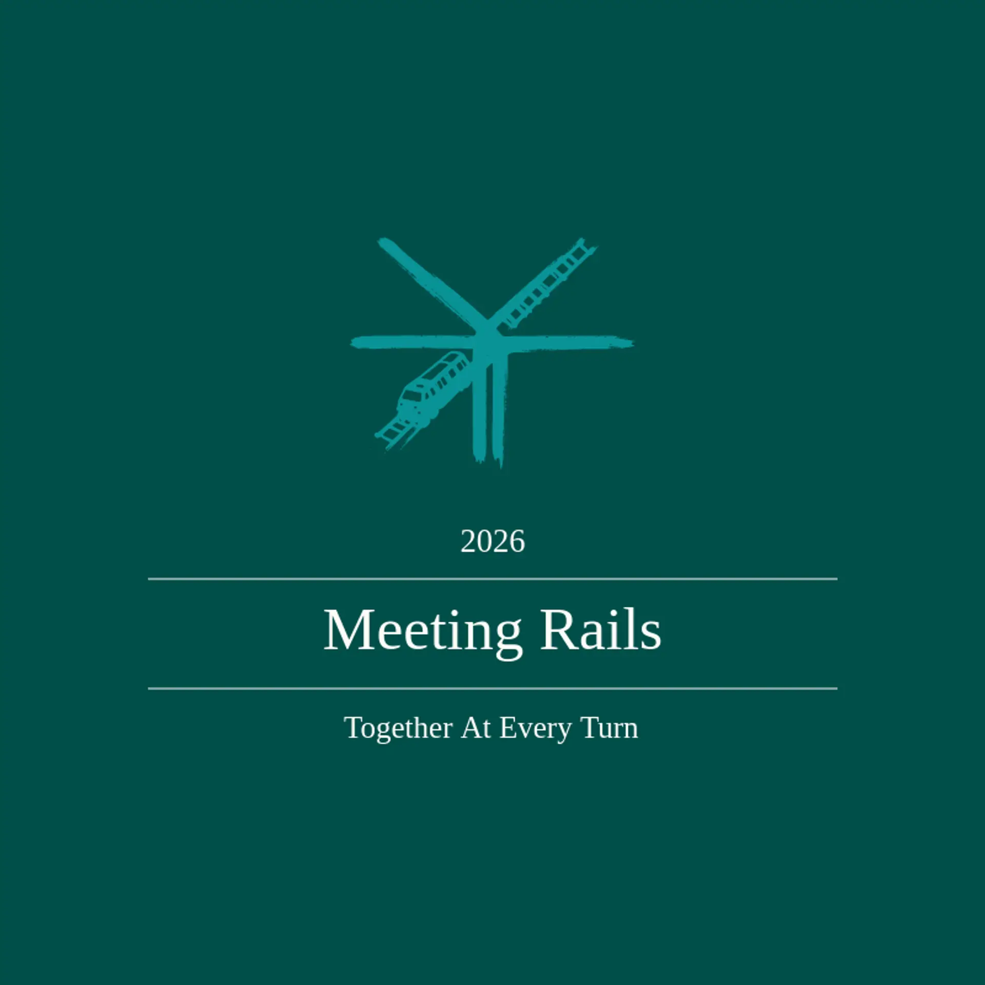 Meeting Rails logo for metro