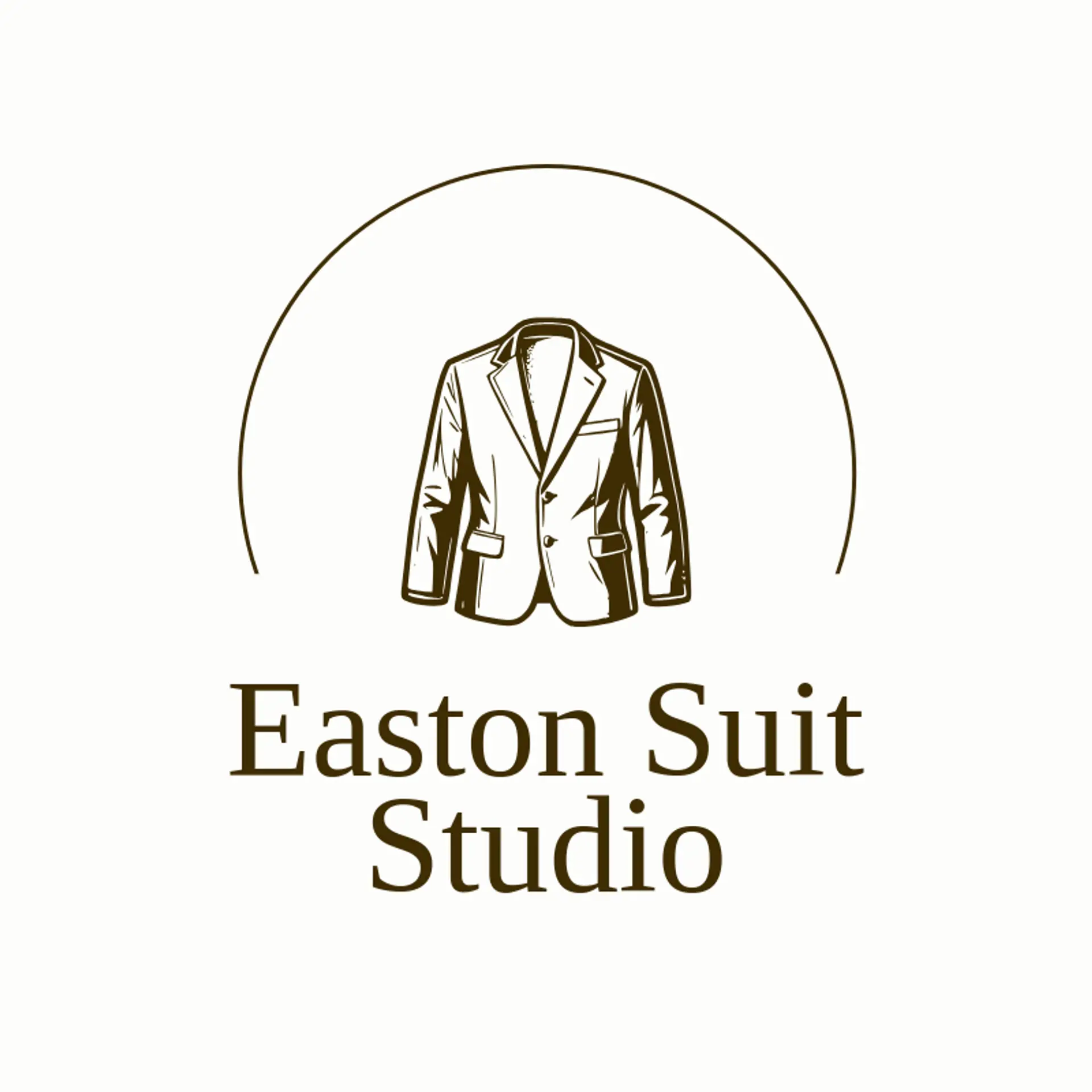Easton Suit Studio logo for mens fashion