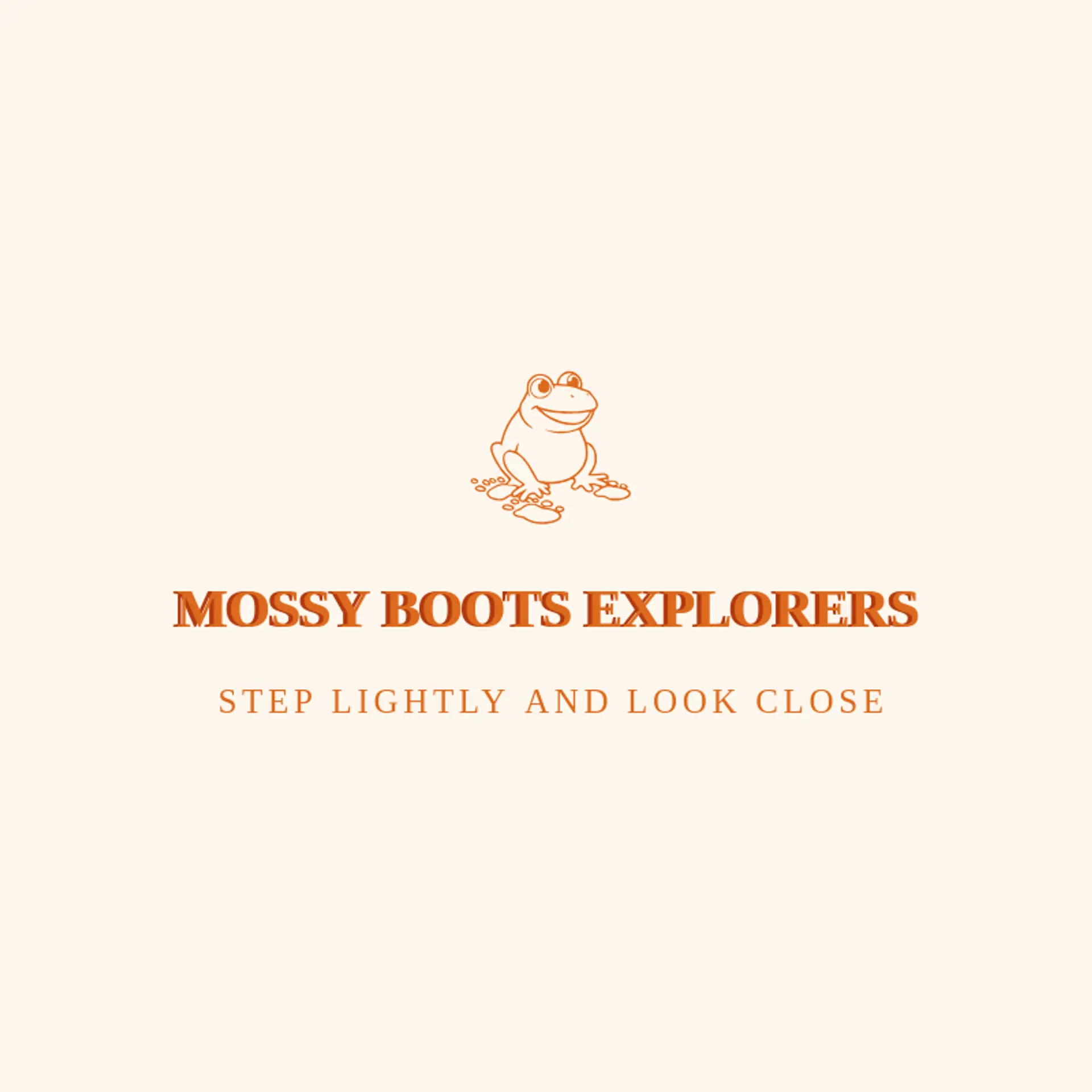 Mossy Boots Explorers logo for toad