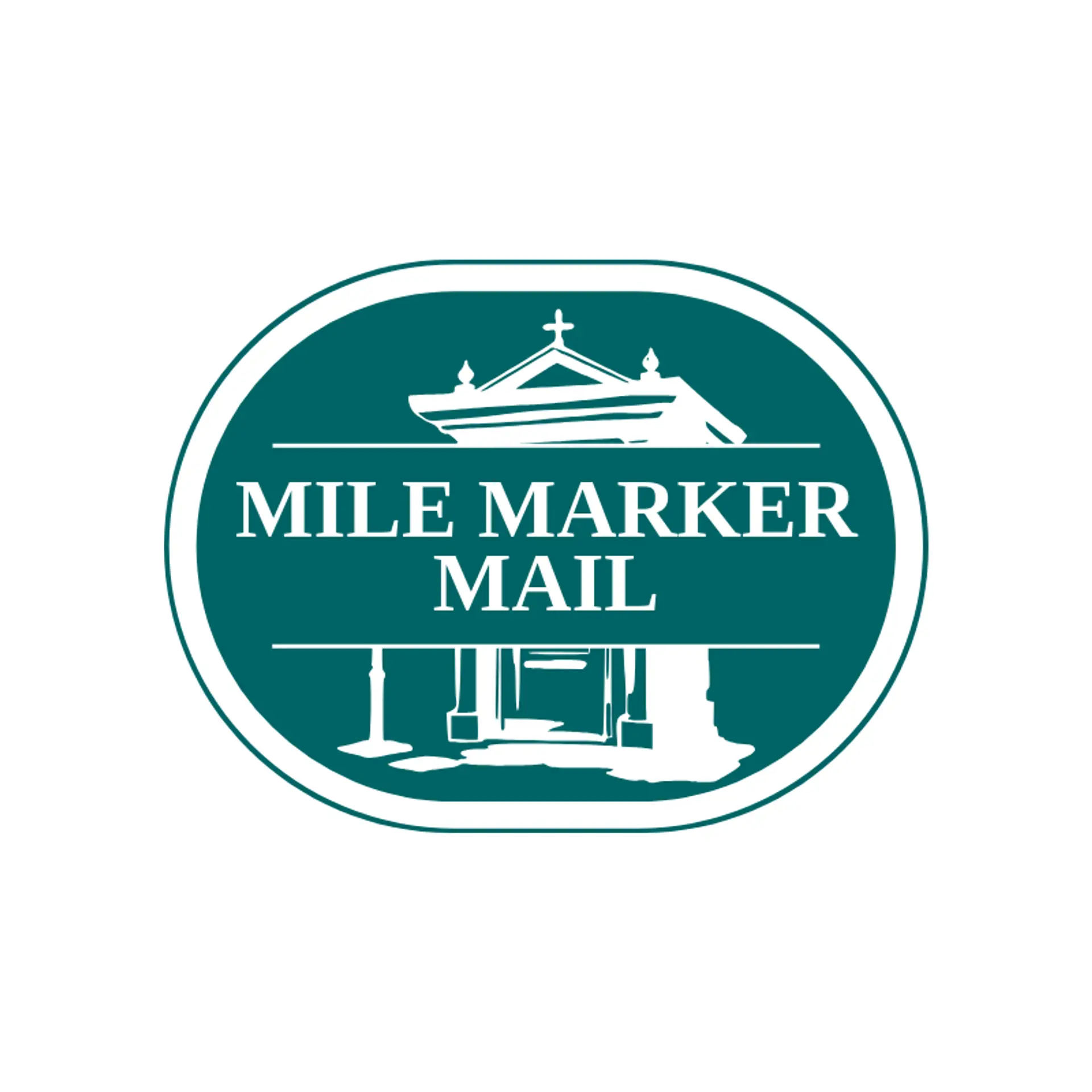 Mile Marker Mail logo for post office