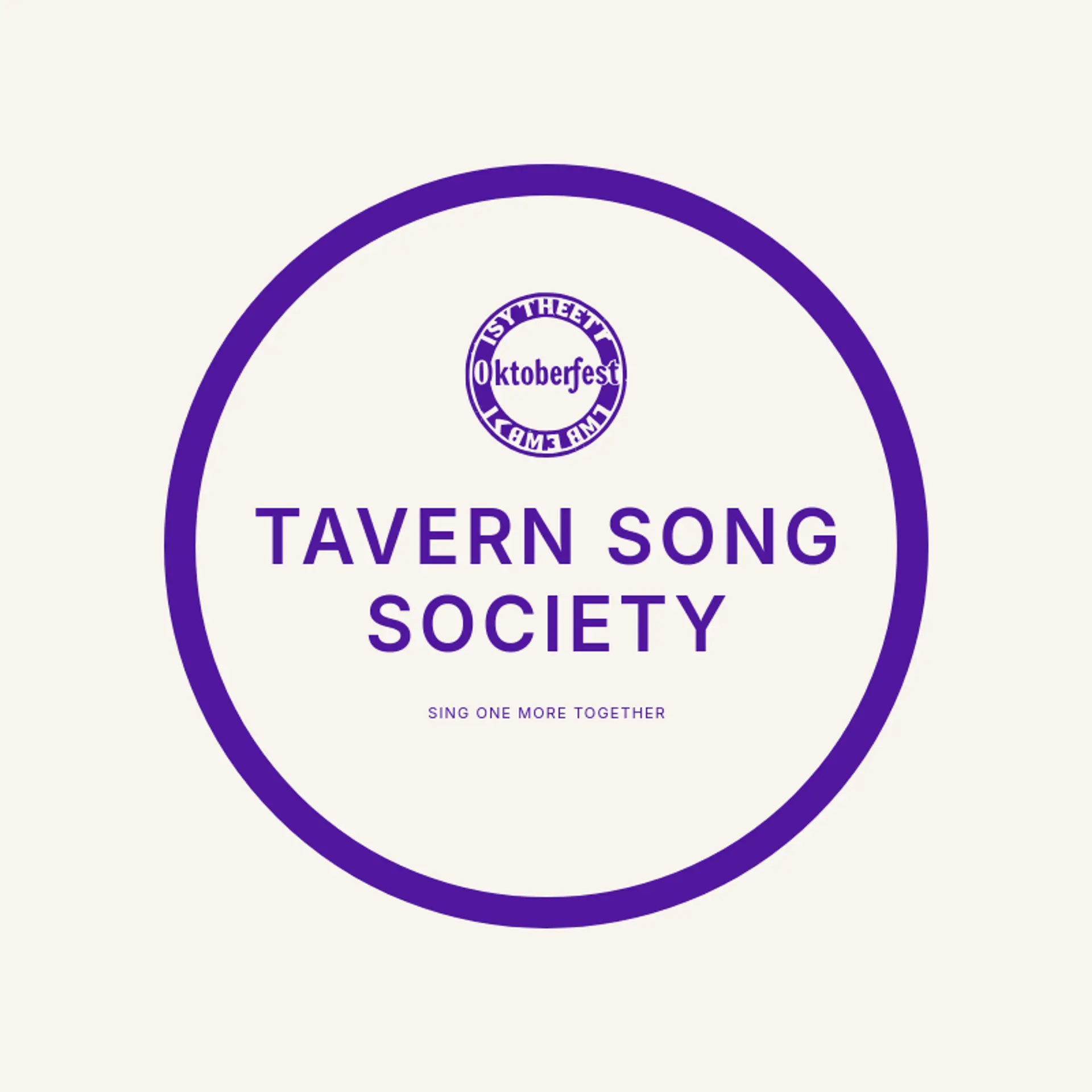 Tavern Song Society logo for oktoberfest