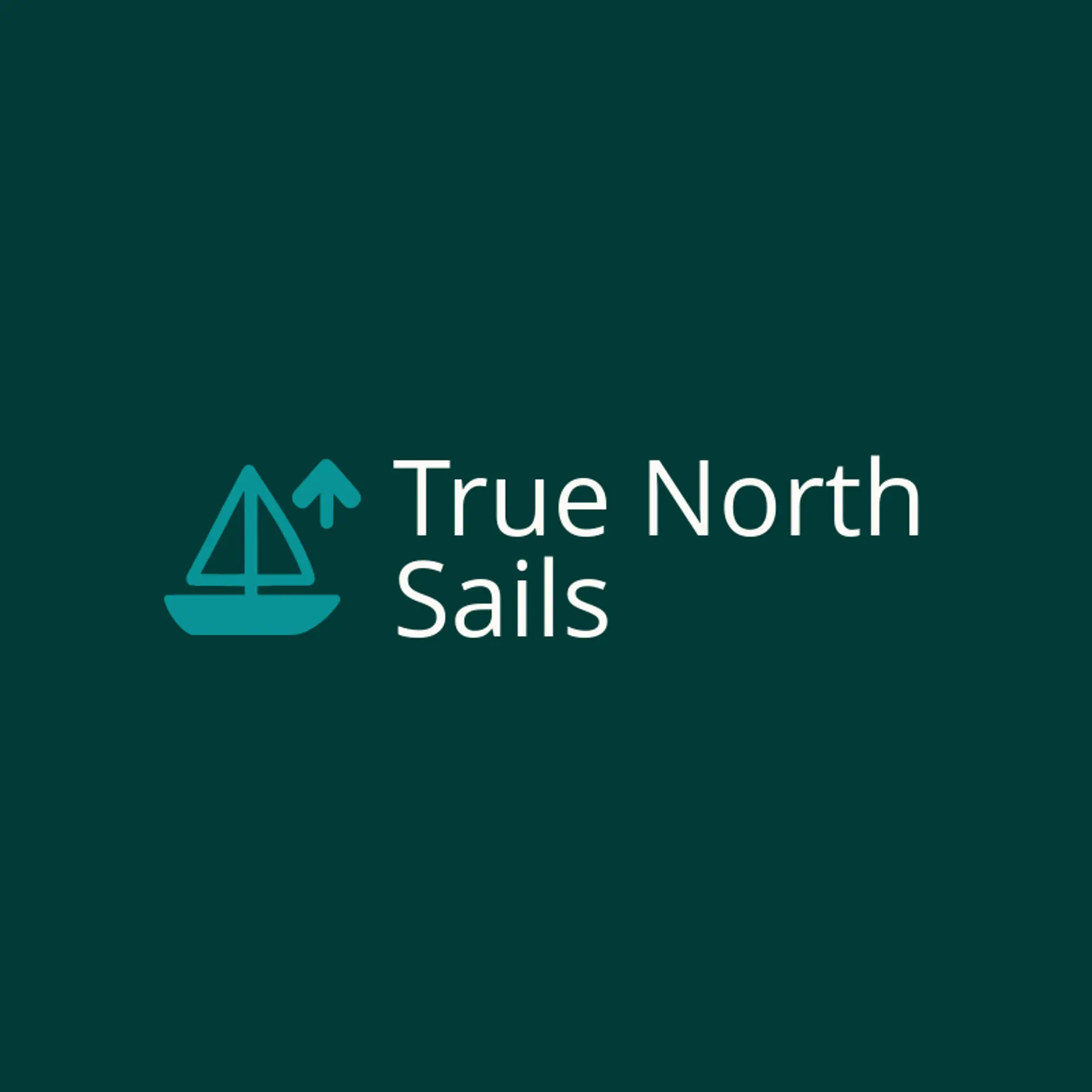 True North Sails logo for sailboat