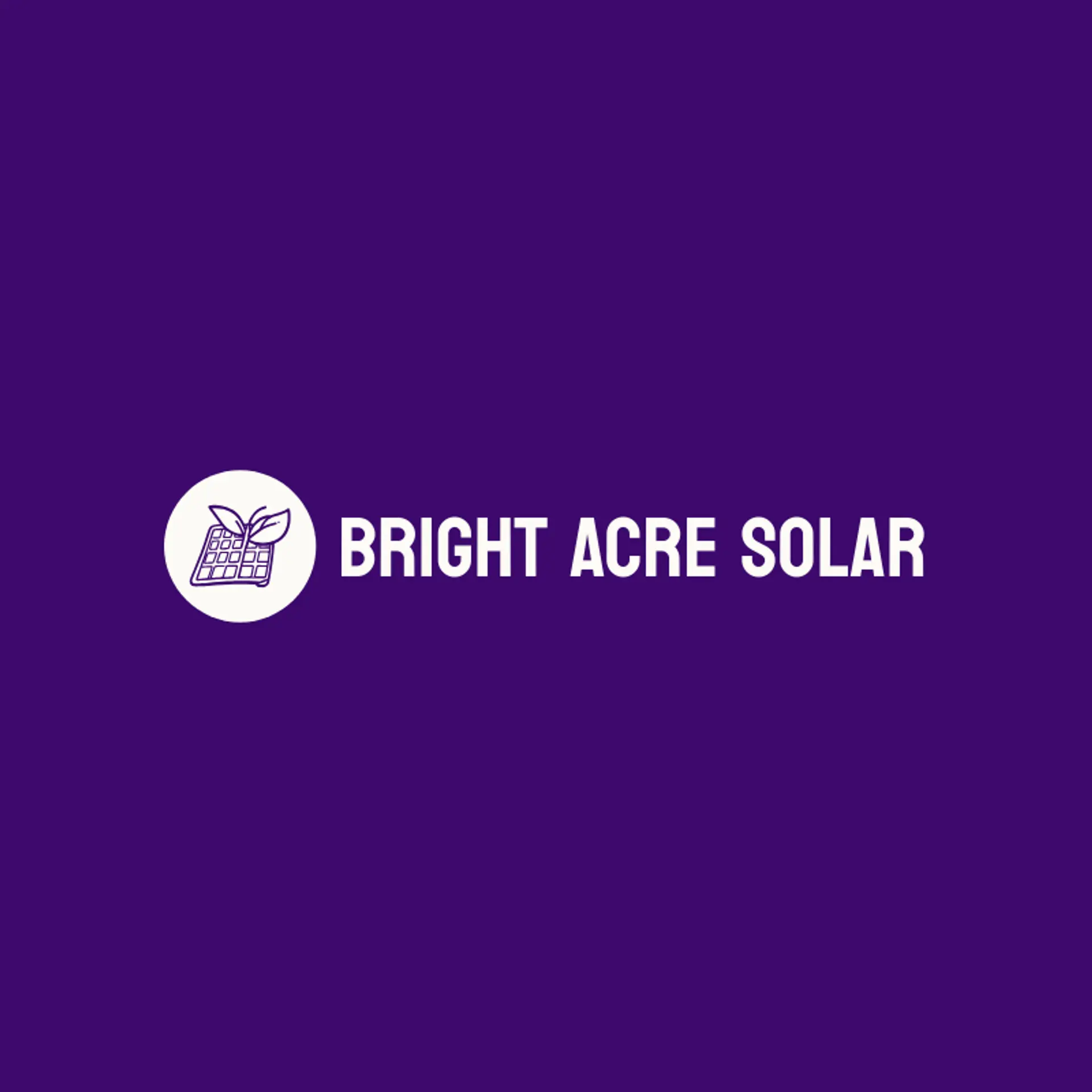 Bright Acre Solar logo for solar