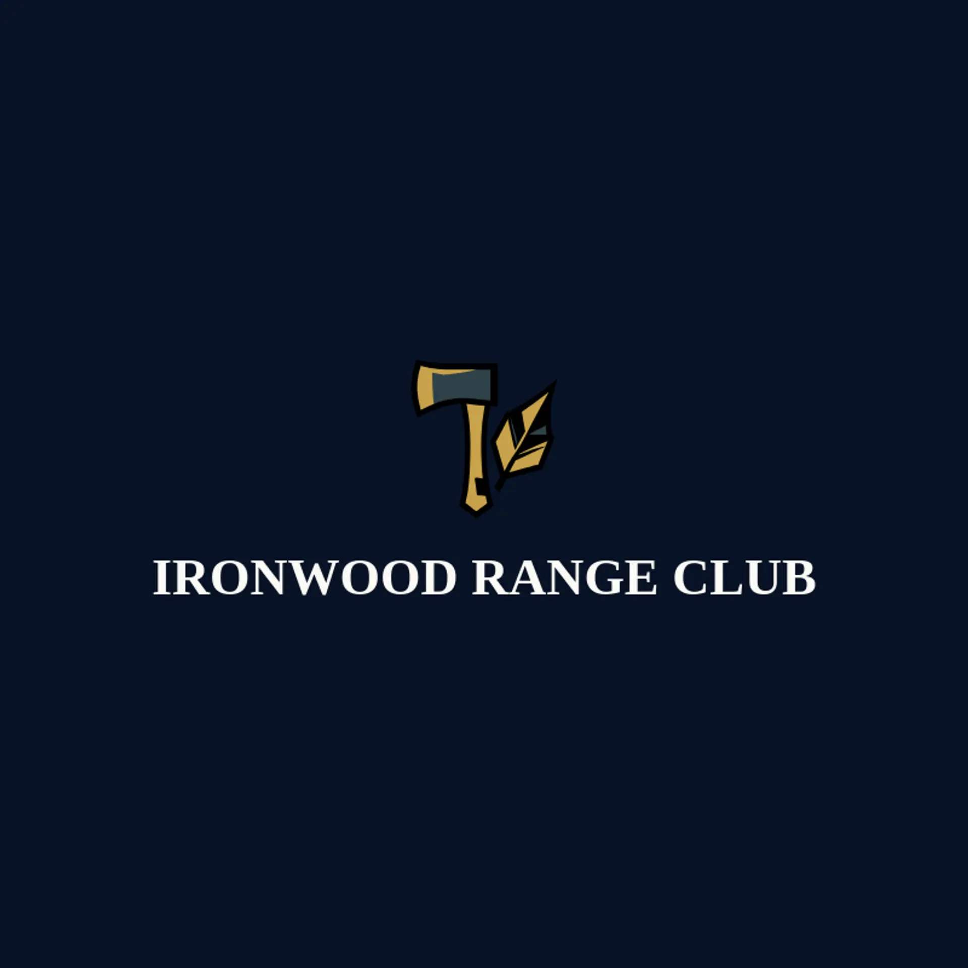 Ironwood Range Club logo for tomahawk