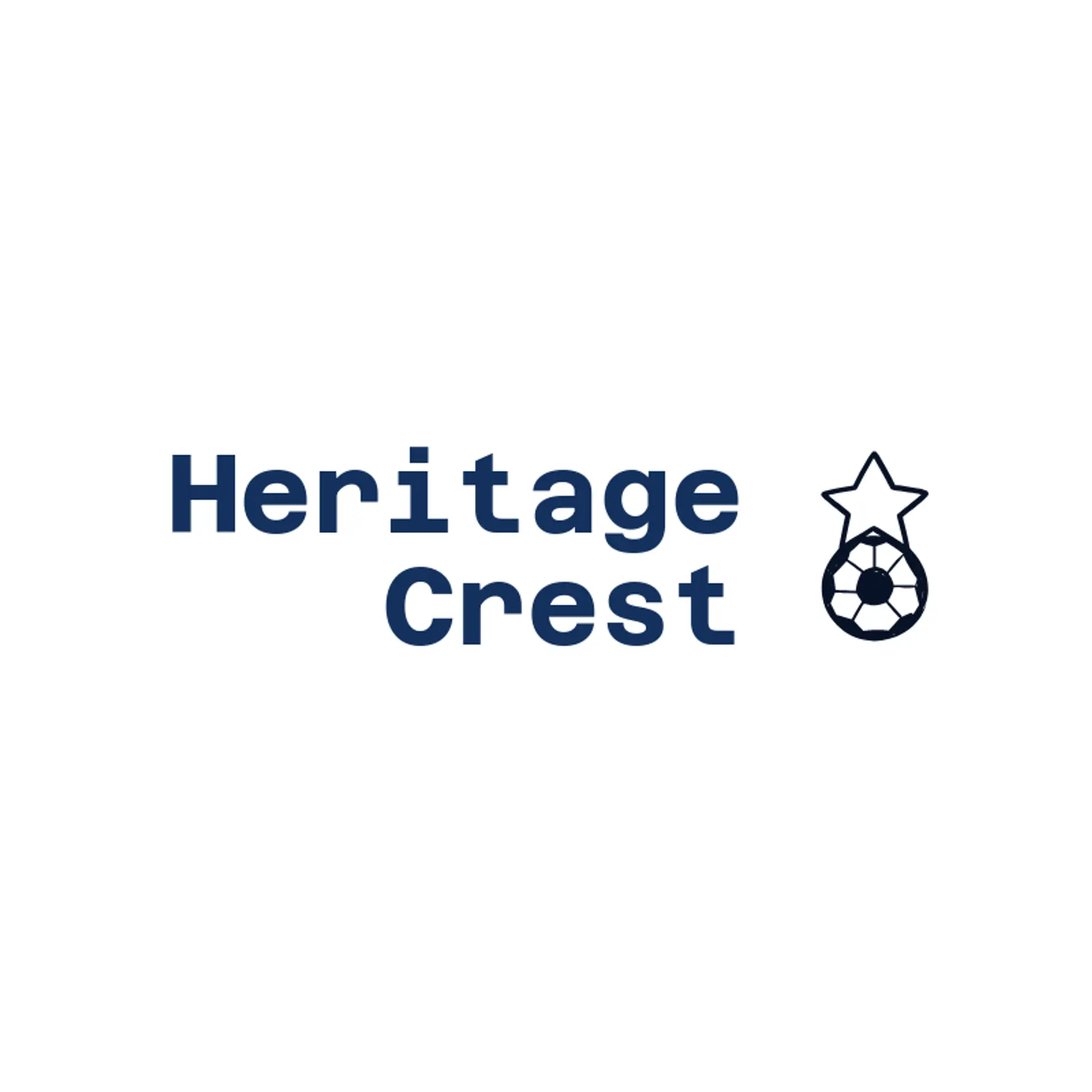 Heritage Crest logo for soccer