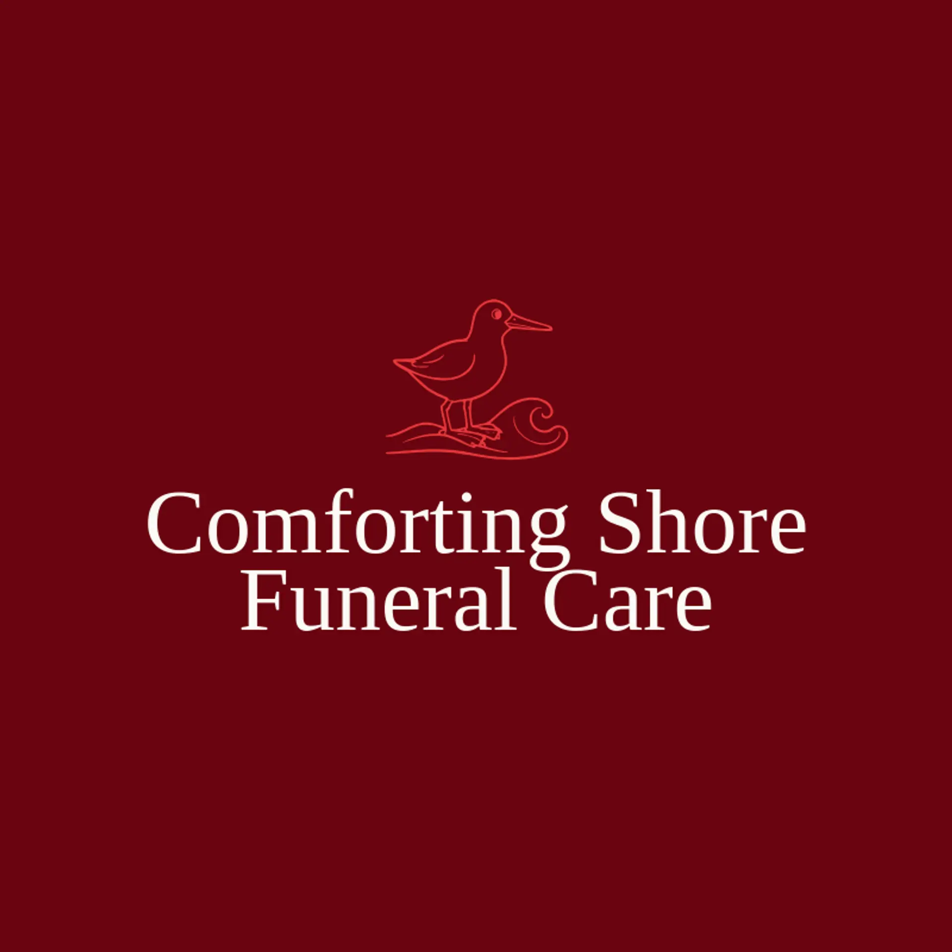 Comforting Shore Funeral Care logo for funeral home