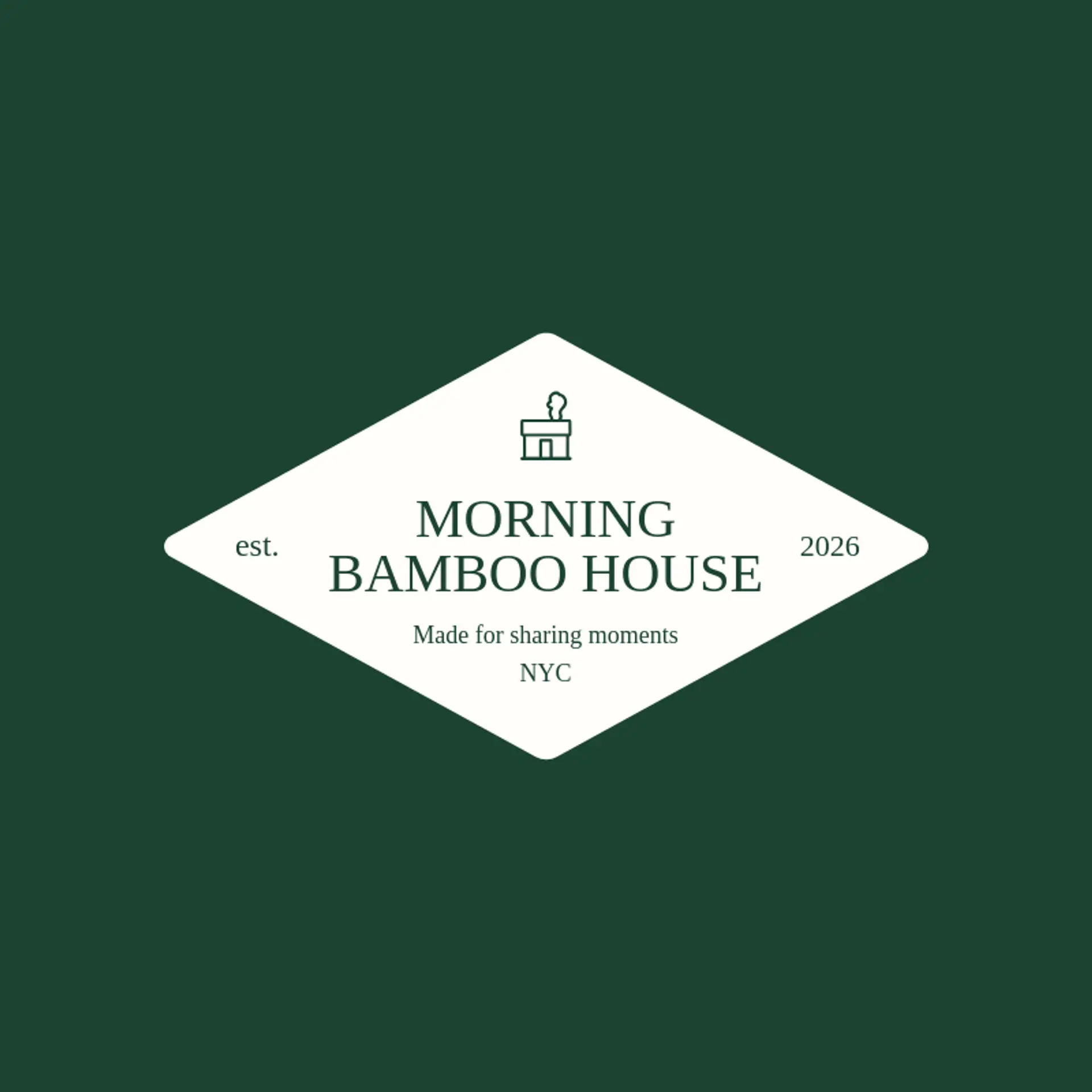 Morning Bamboo House logo for chinese restaurant