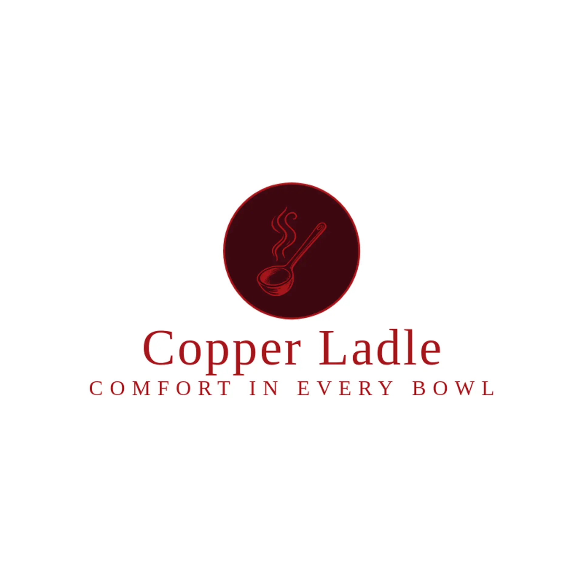 Copper Ladle logo for foodie