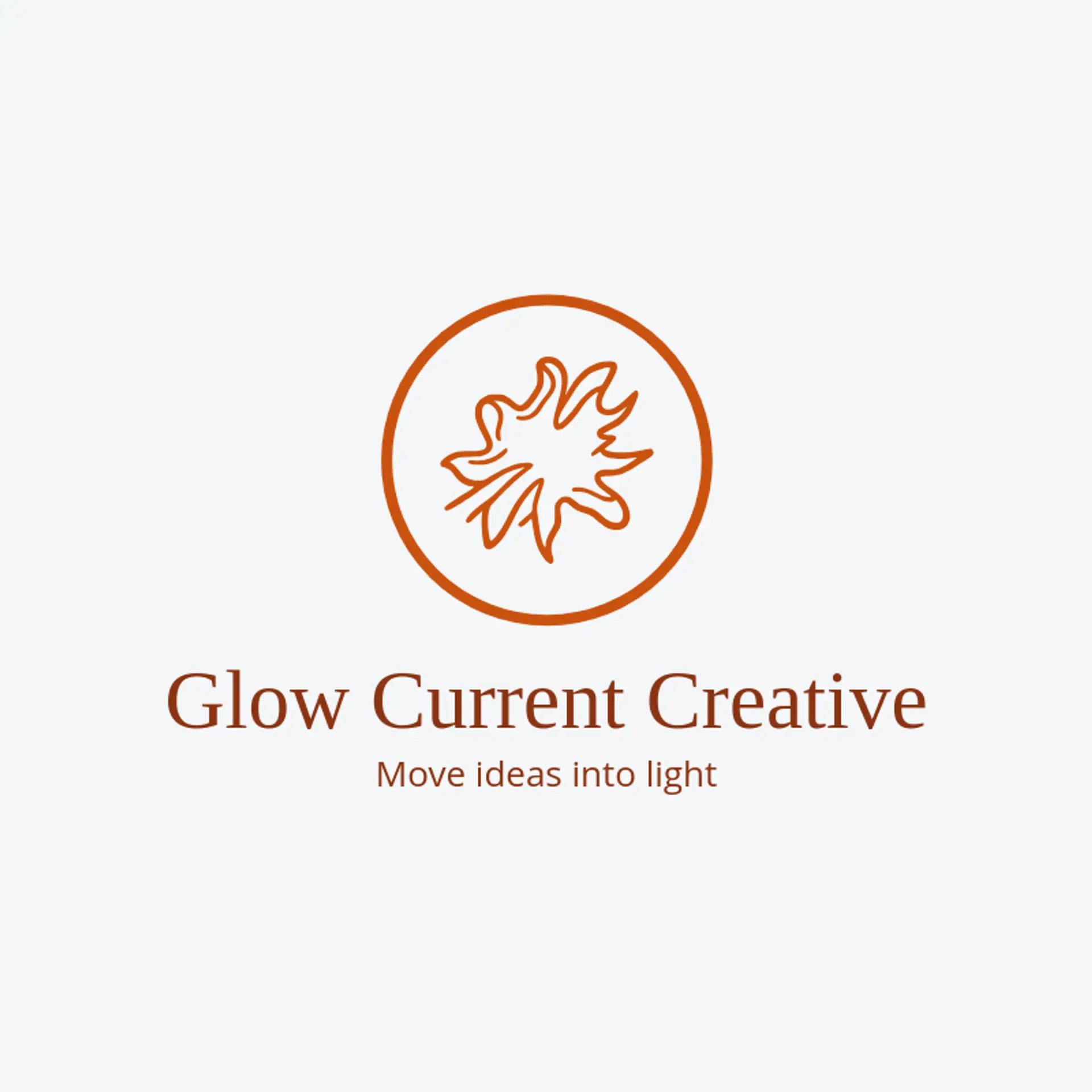 Glow Current Creative logo for flare