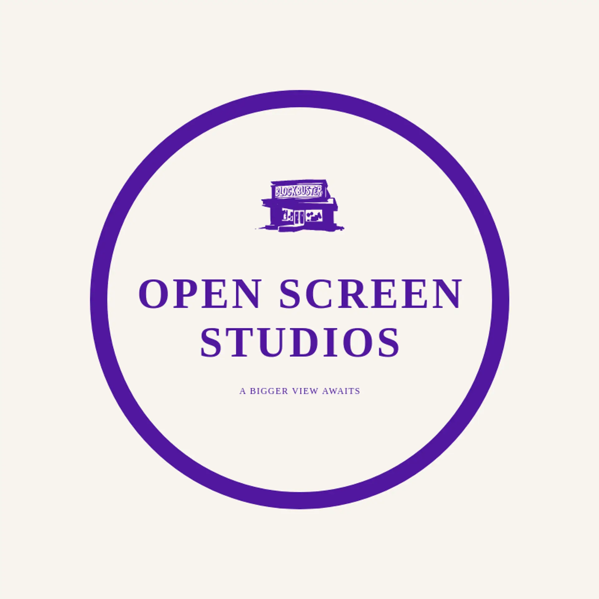 Open Screen Studios logo for blockbuster