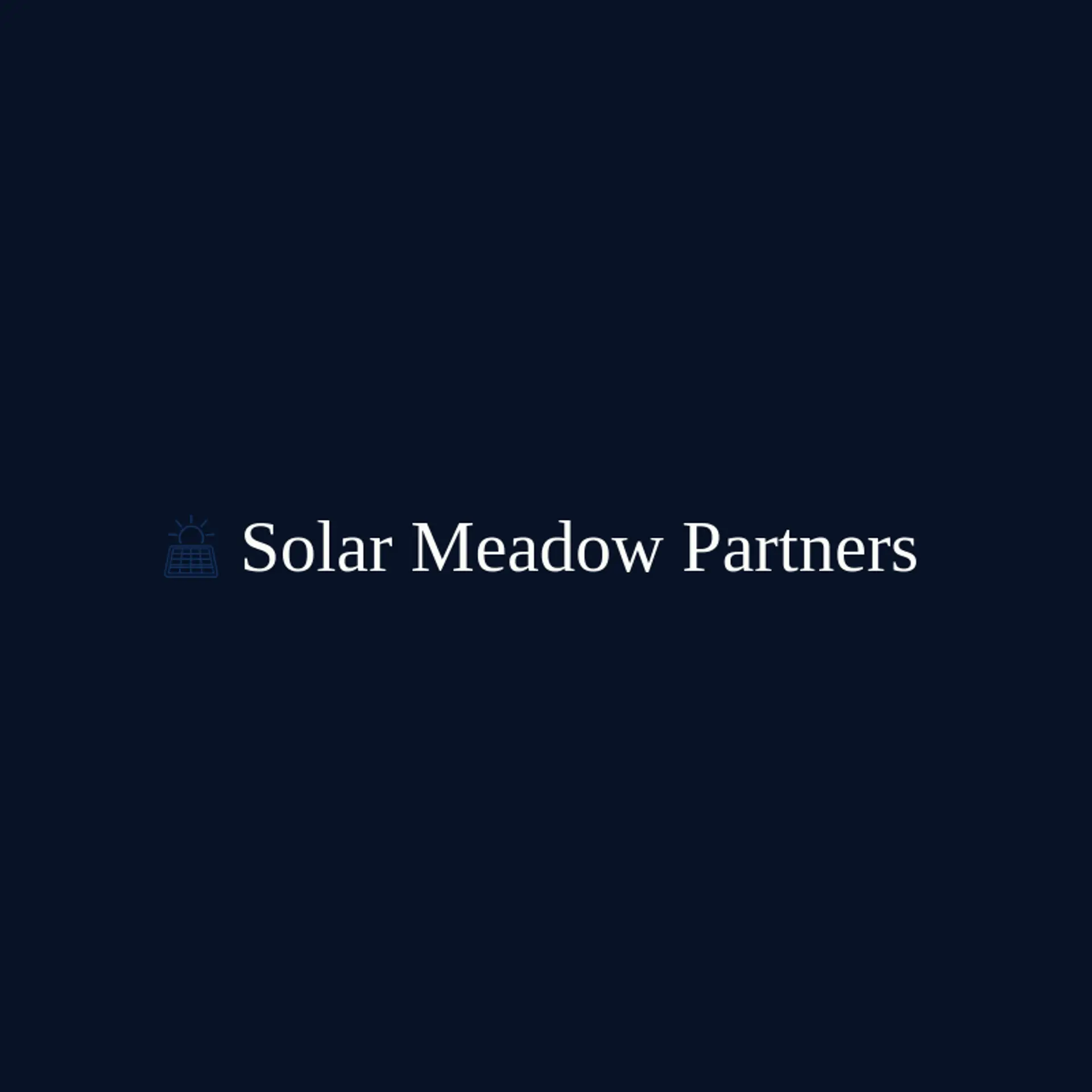 Solar Meadow Partners logo for sustainability