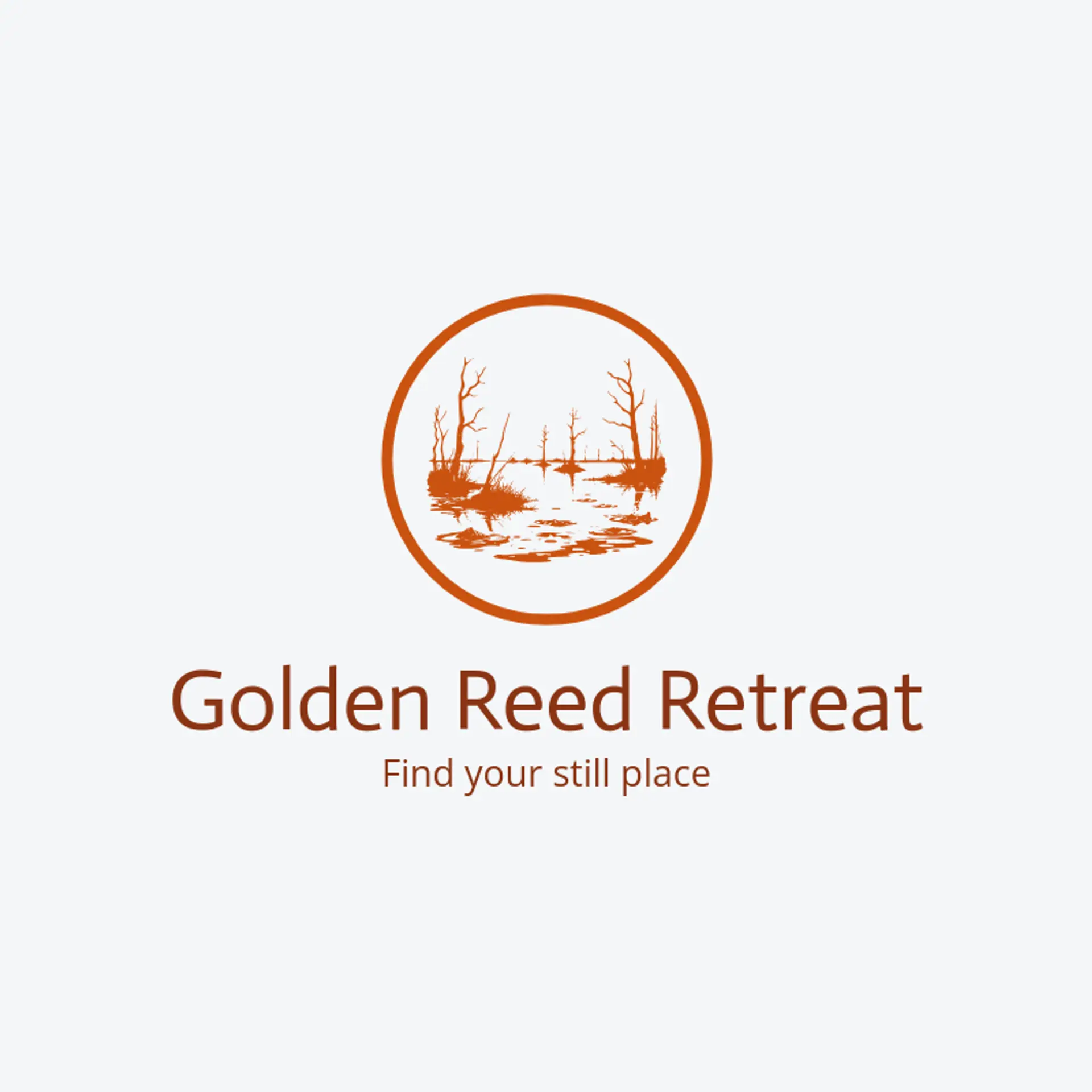 Golden Reed Retreat logo for marsh