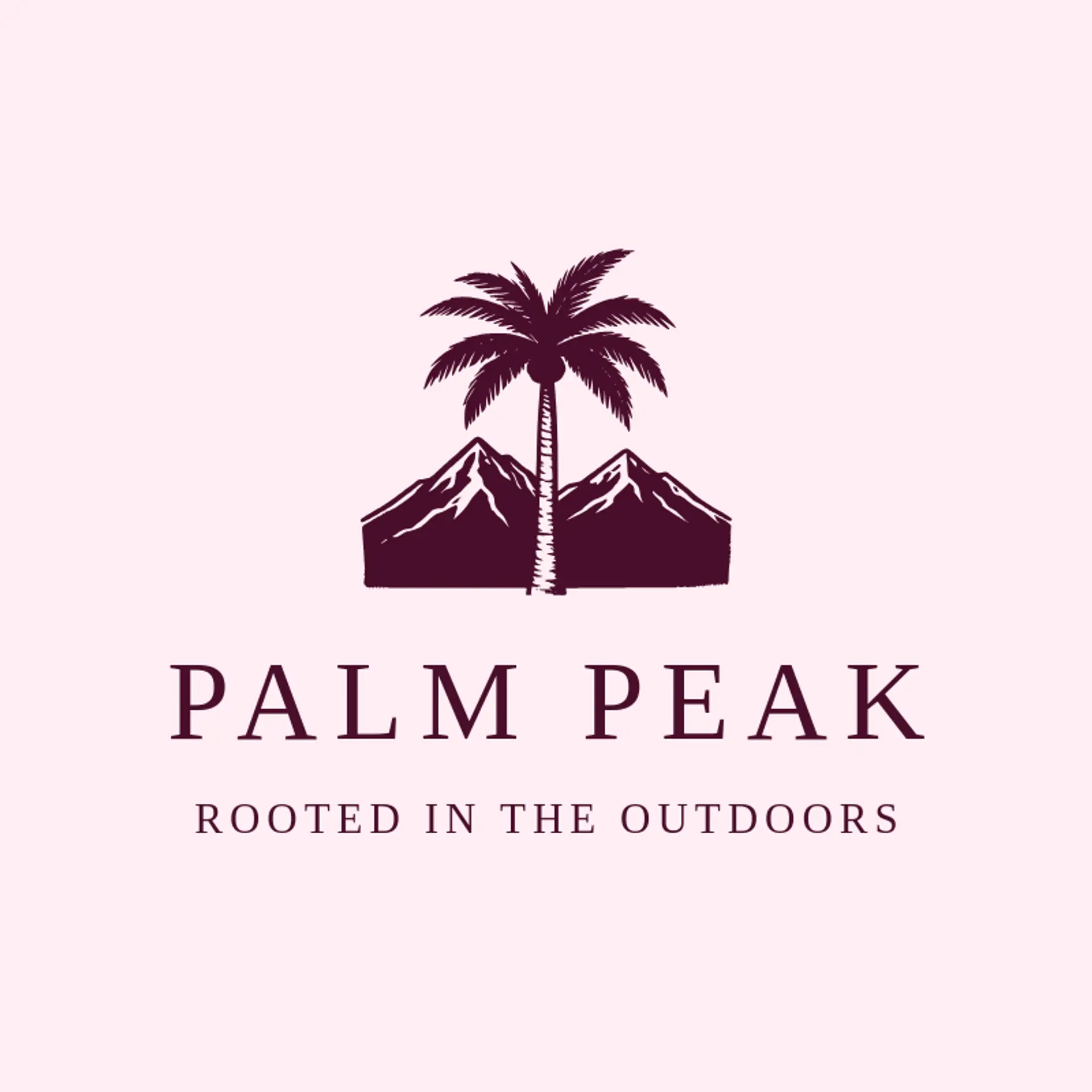 Palm Peak logo for palm tree