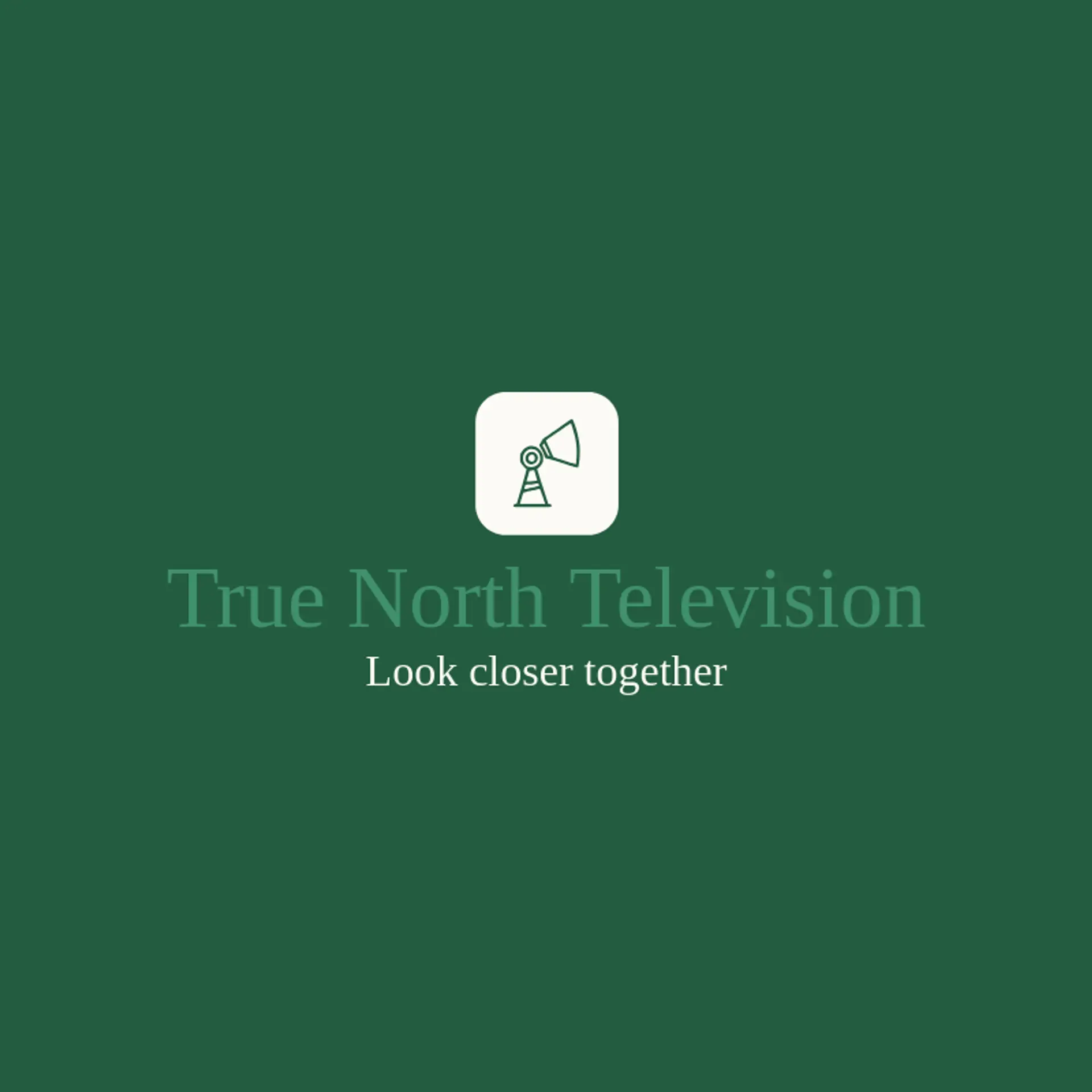 True North Television logo for broadcast