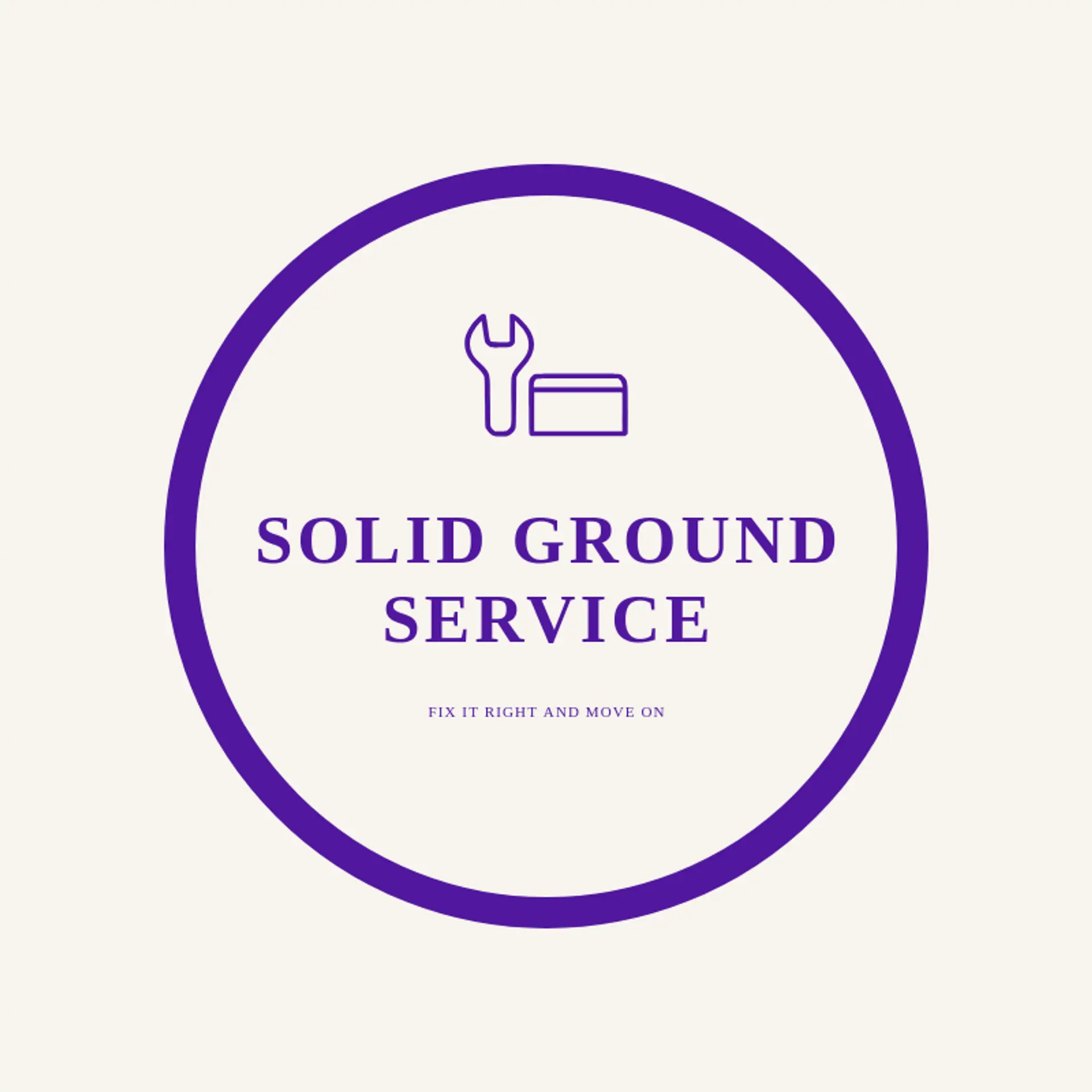 Solid Ground Service logo for repair