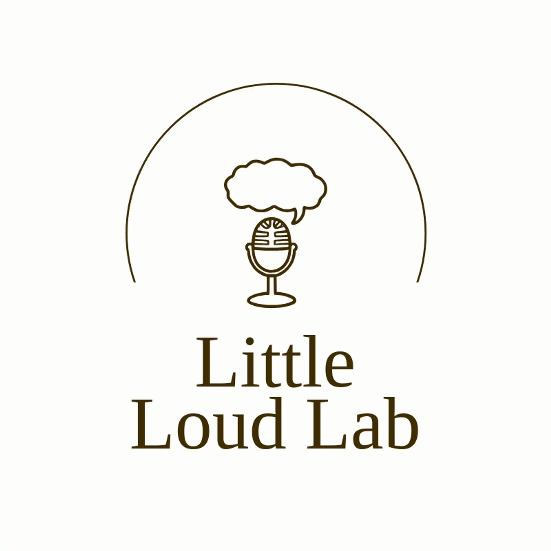 Little Loud Lab logo for content creator