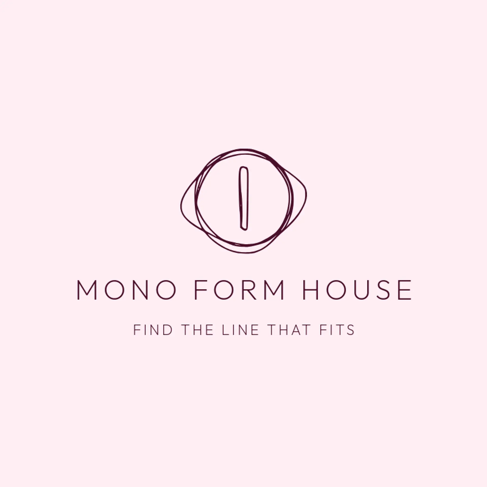 Mono Form House logo for line