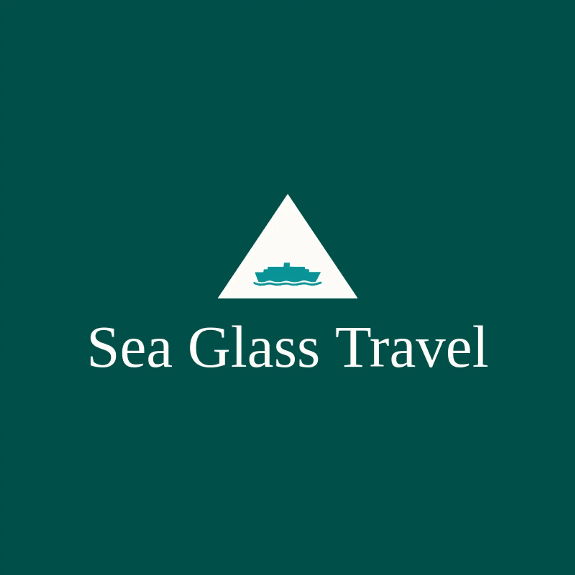 Sea Glass Travel logo for cruise ship