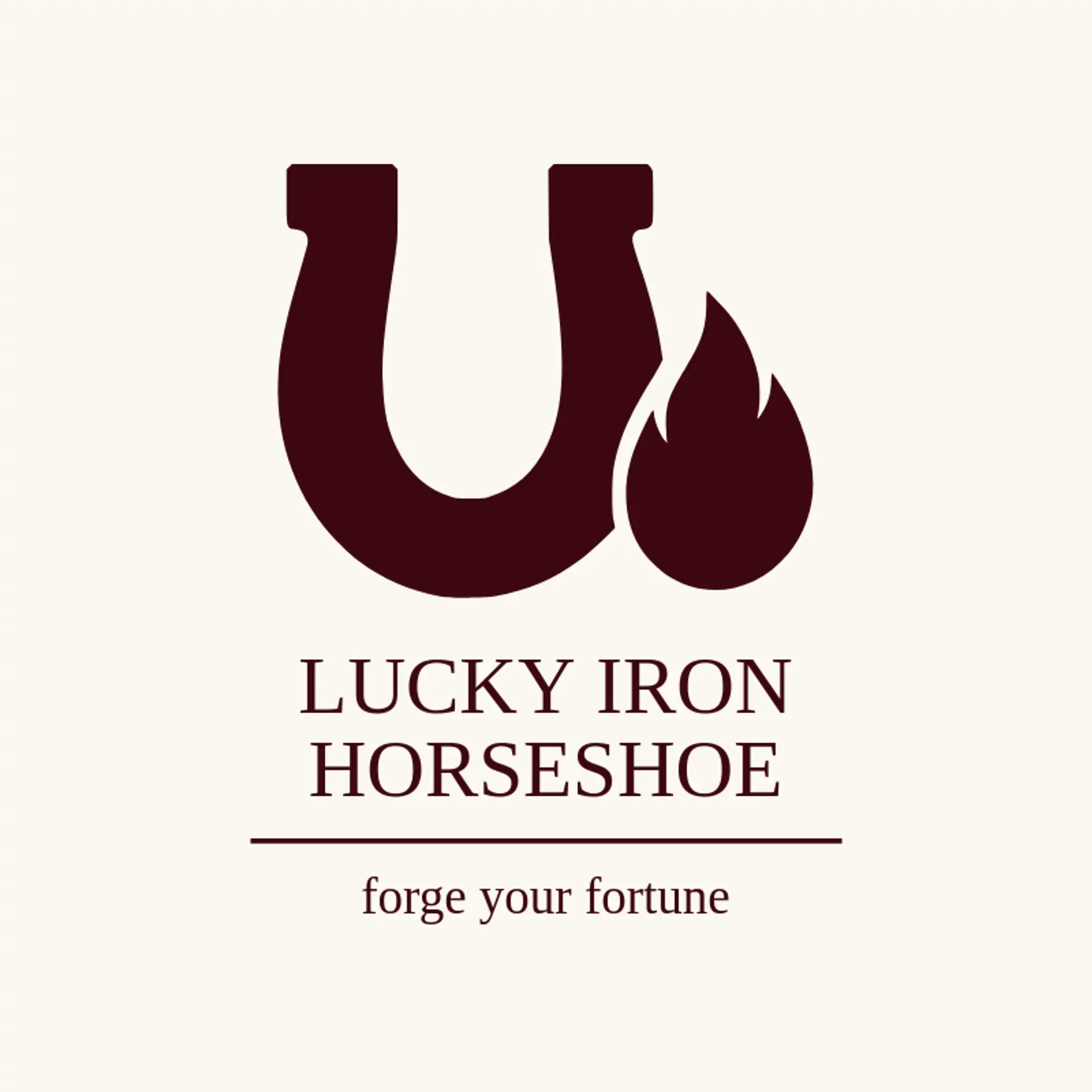 Lucky Iron Horseshoe logo for outlaw